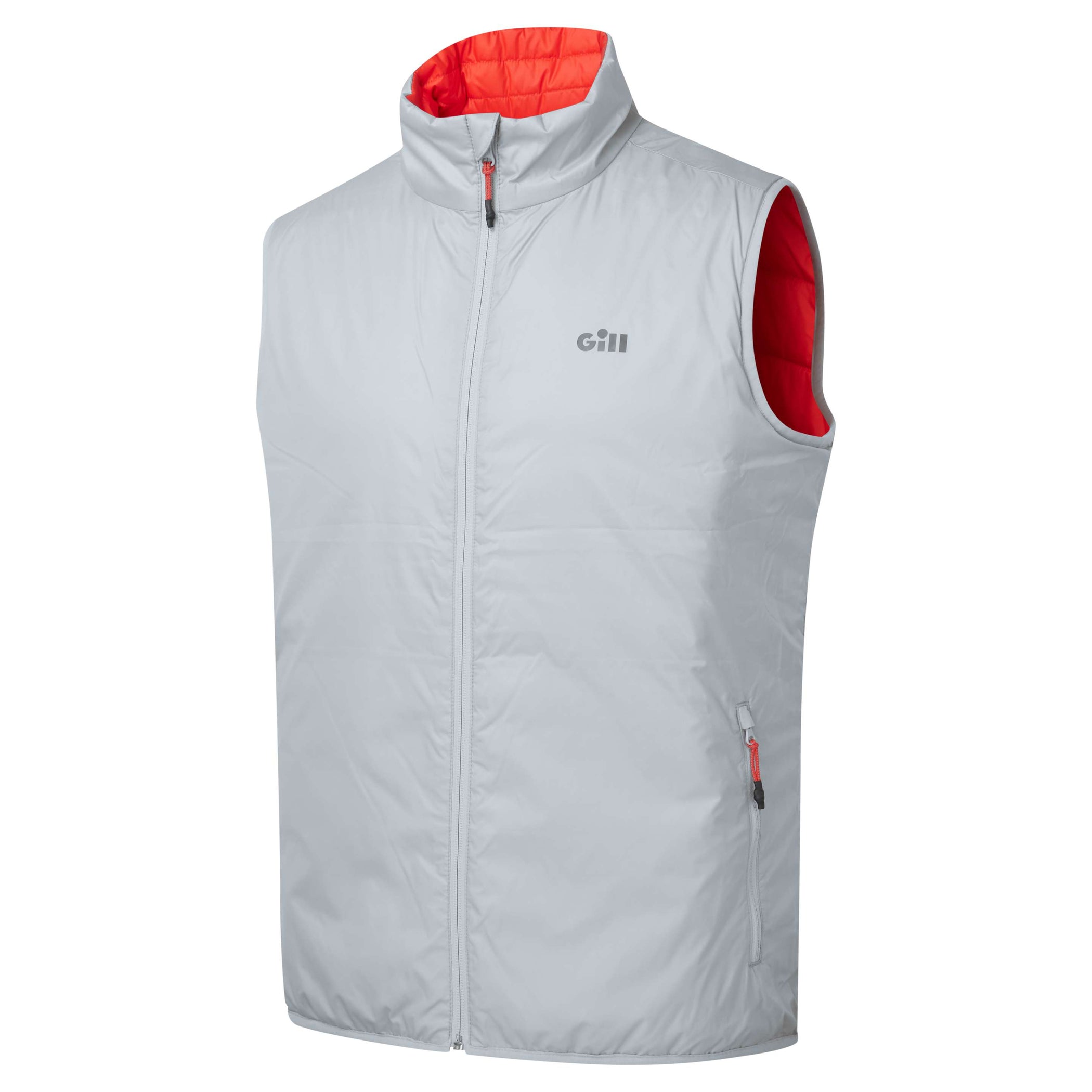 Orion Gilet - Quarry/Flame Red