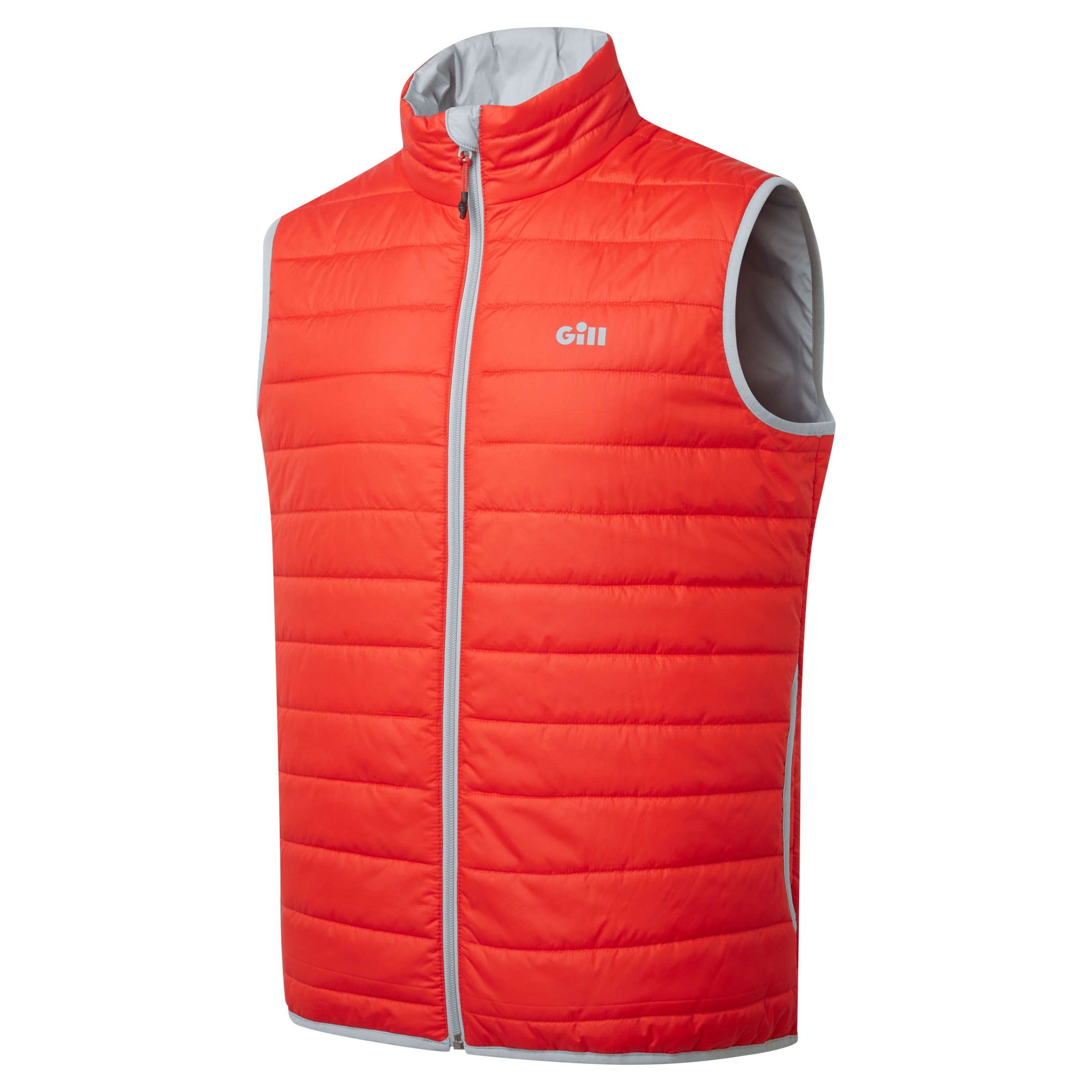 Orion Gilet - Quarry/Flame Red