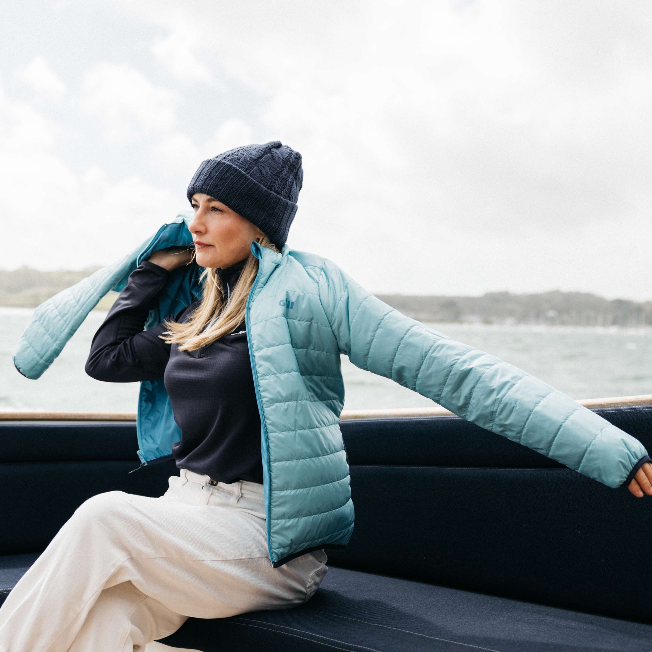 Womens Athena Jacket - Seascape/Marine Blue