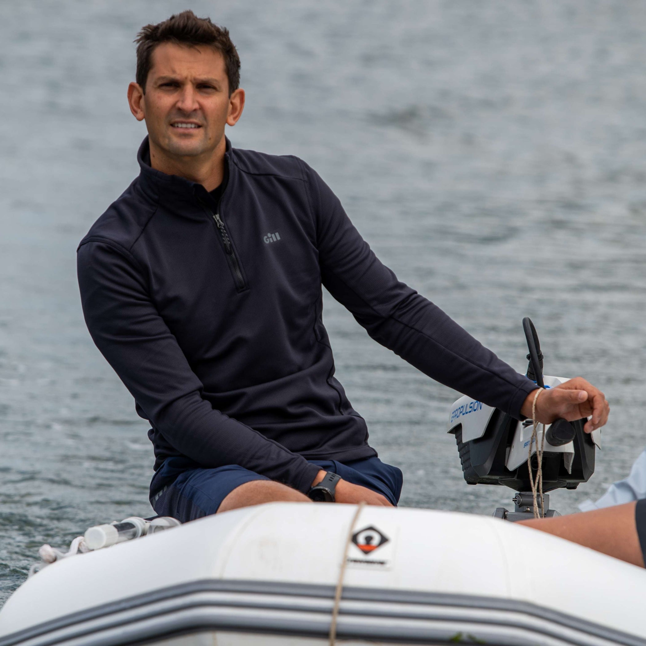 Quest 1/4 Zip Top - Black