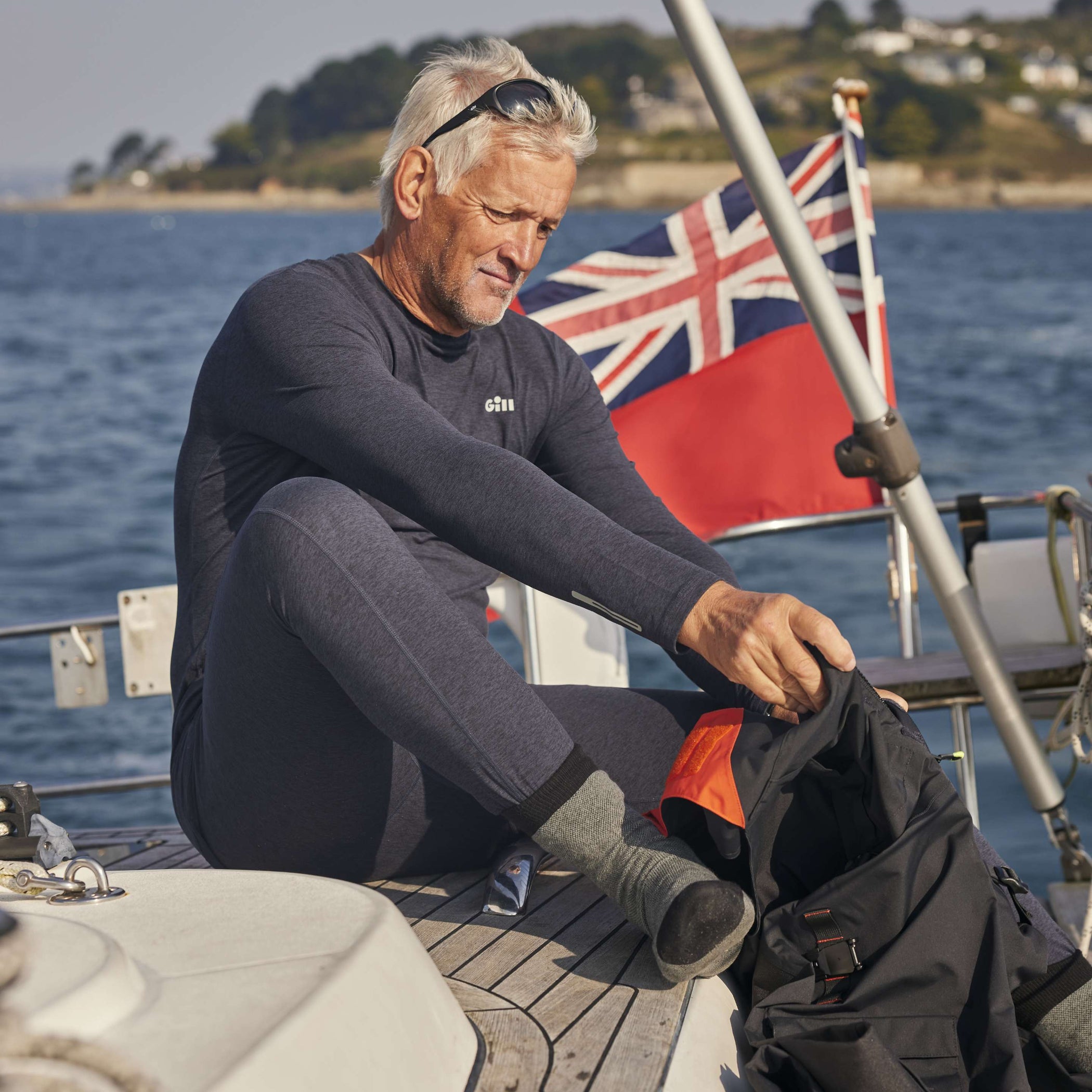 Base Layer Leggings - Navy Melange