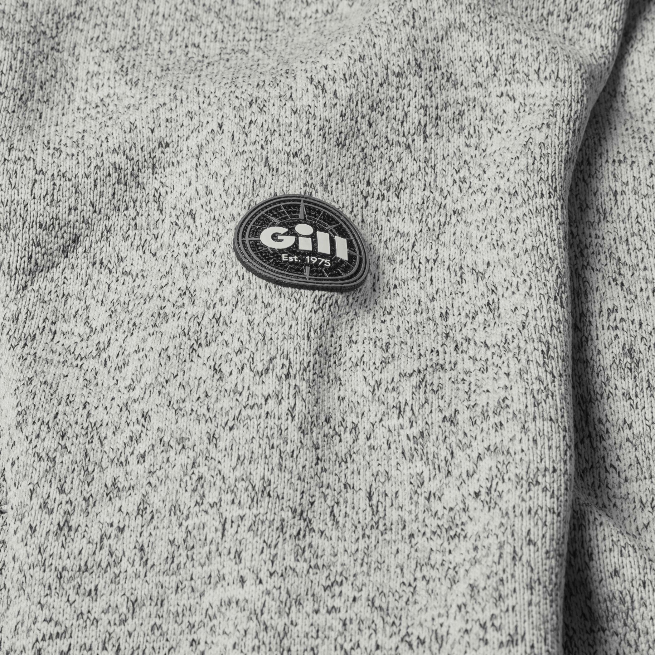 Knit Fleece Jacket - Grey Marl