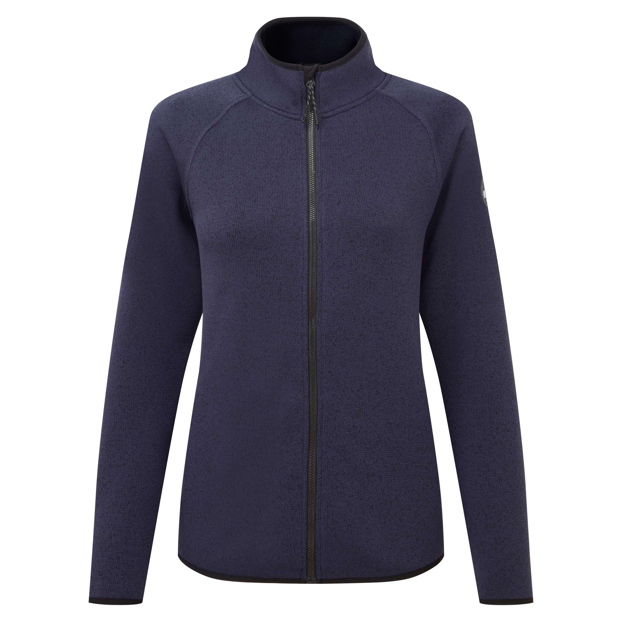 Women's Knit Fleece Jacket - Navy