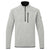 1/4 Zip Neck Knit Fleece - Grey Marl