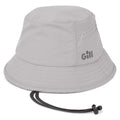 Bucket Hat With Chin Strap - Grey