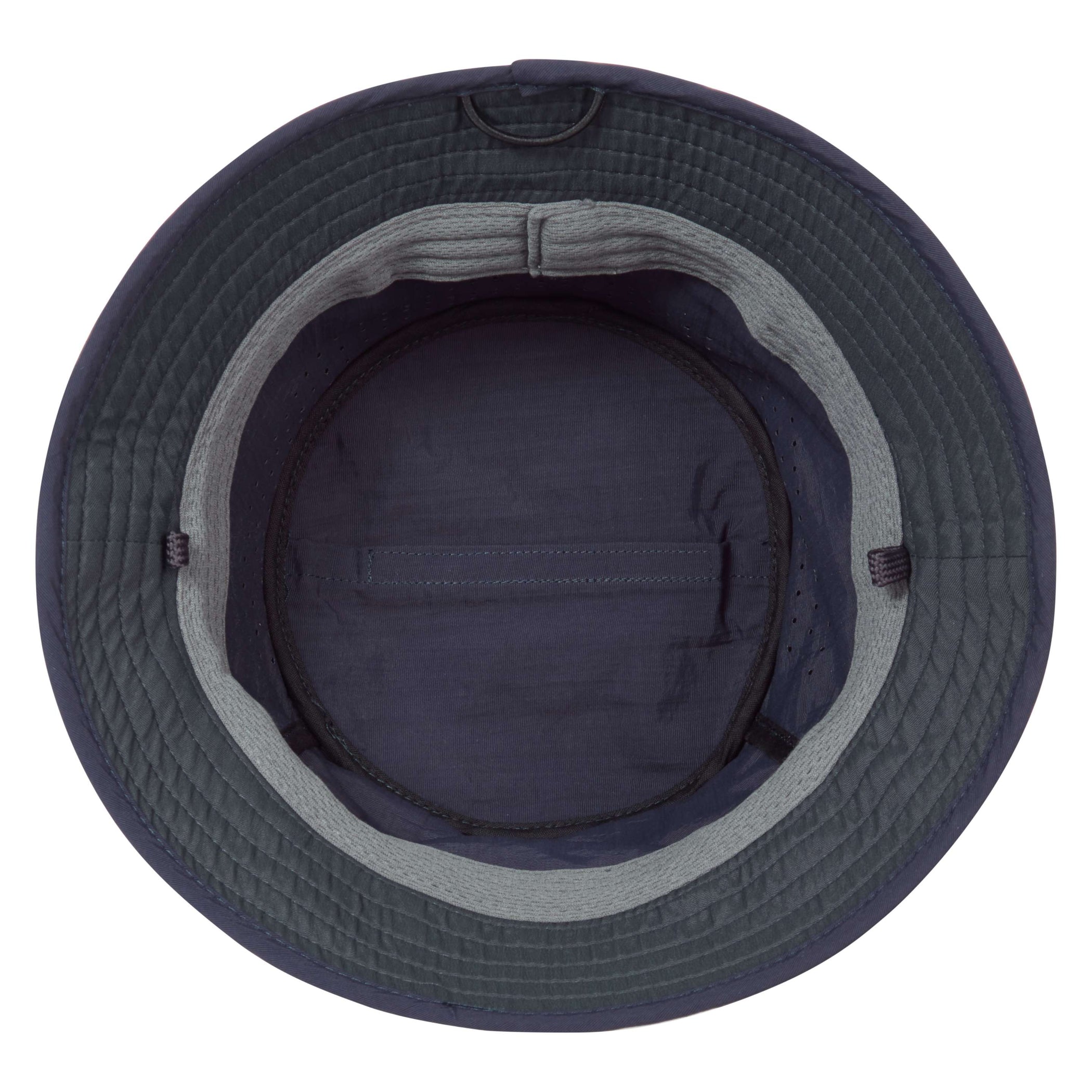 Bucket Hat With Chin Strap - Navy