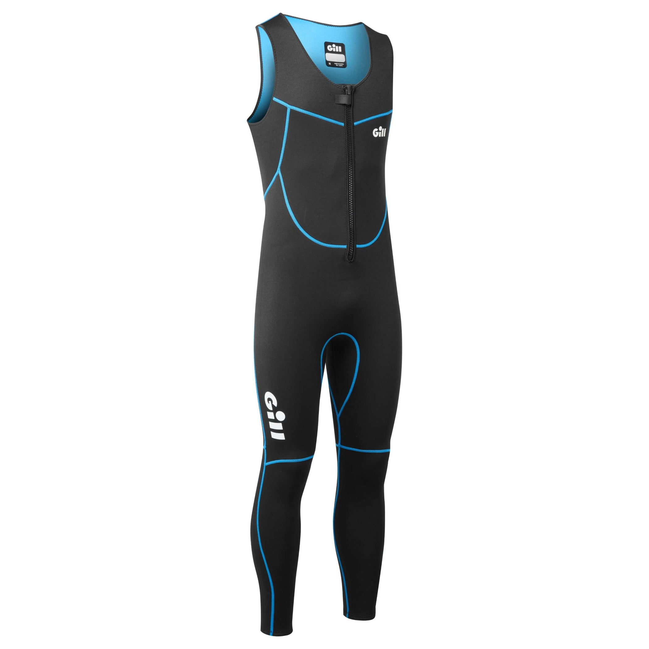 Men's Dynamic Long John - Black & Bluejay