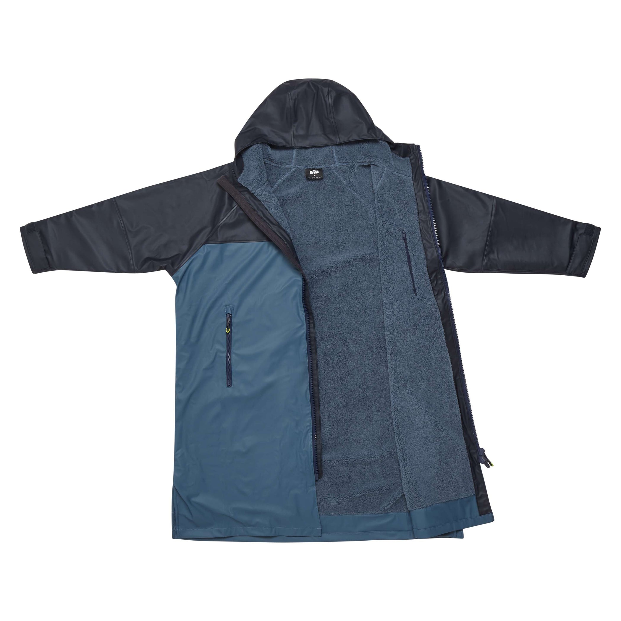 Aqua Parka Waterproof Changing Robe - Strom Blue & Navy