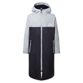 Aqua Parka Waterproof Changing Robe - Navy & Light Grey
