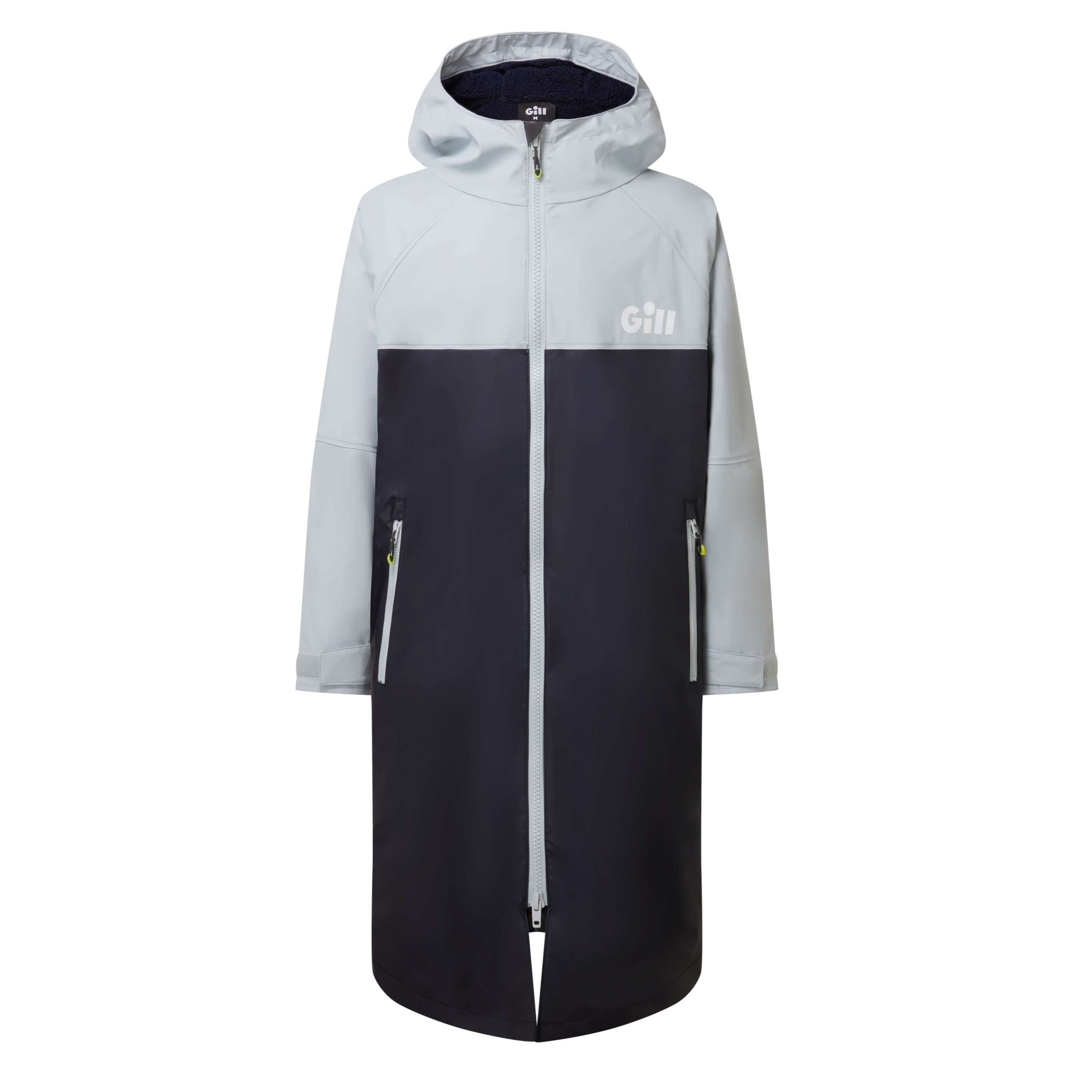 Aqua Parka Waterproof Changing Robe - Navy & Light Grey