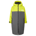 Junior Aqua Parka Sustainable Waterproof Changing Robe - Sulphur & Ash