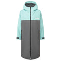 Women's Aqua Parka Sustainable Waterproof Changing Robe - Eggshell & Ash