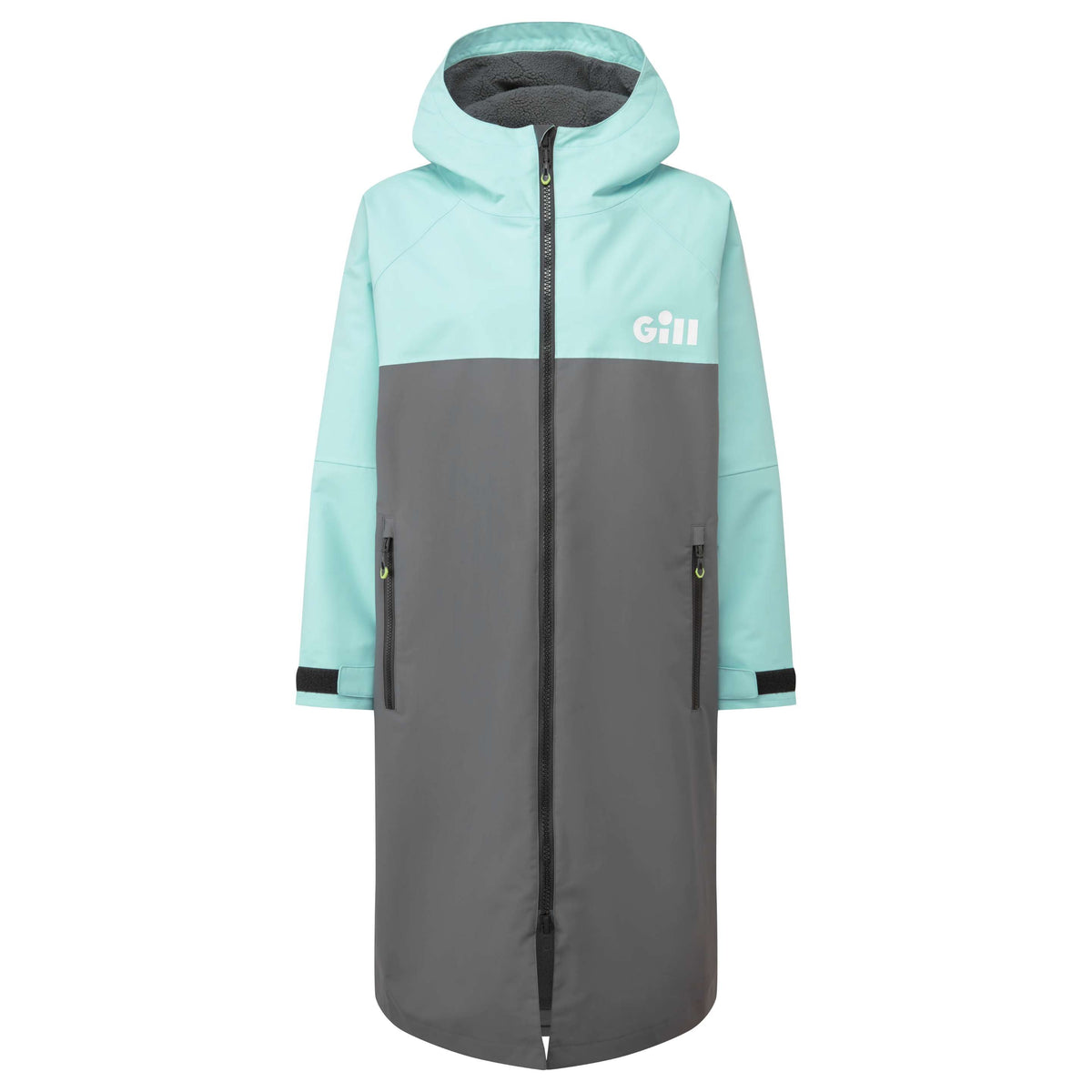 Women's Aqua Parka Waterproof Change Robe - Eggshell & Ash – Gill ROW