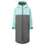 Women's Aqua Parka Sustainable Waterproof Changing Robe - Eggshell & Ash