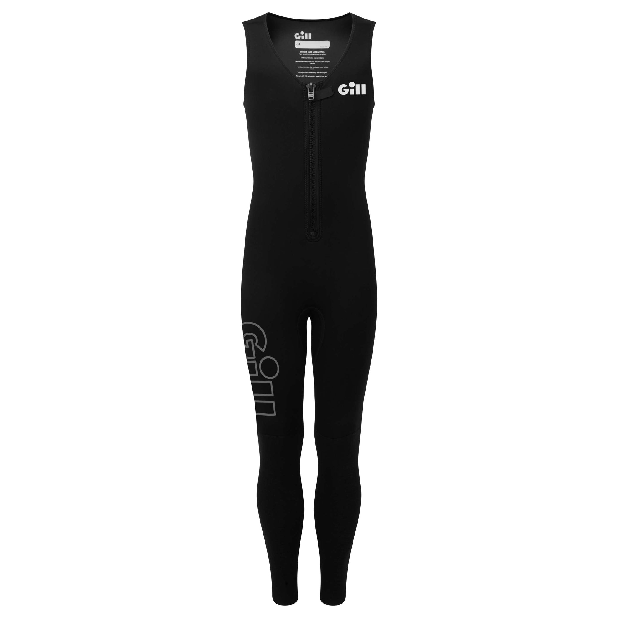 Junior Dynamic Long John - Black & Ash