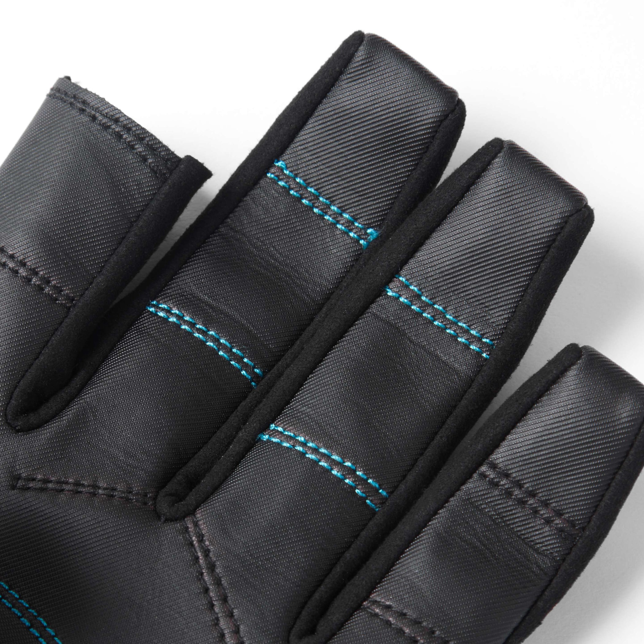 Championship Long-Finger Sailing Gloves - Black & Bluejay