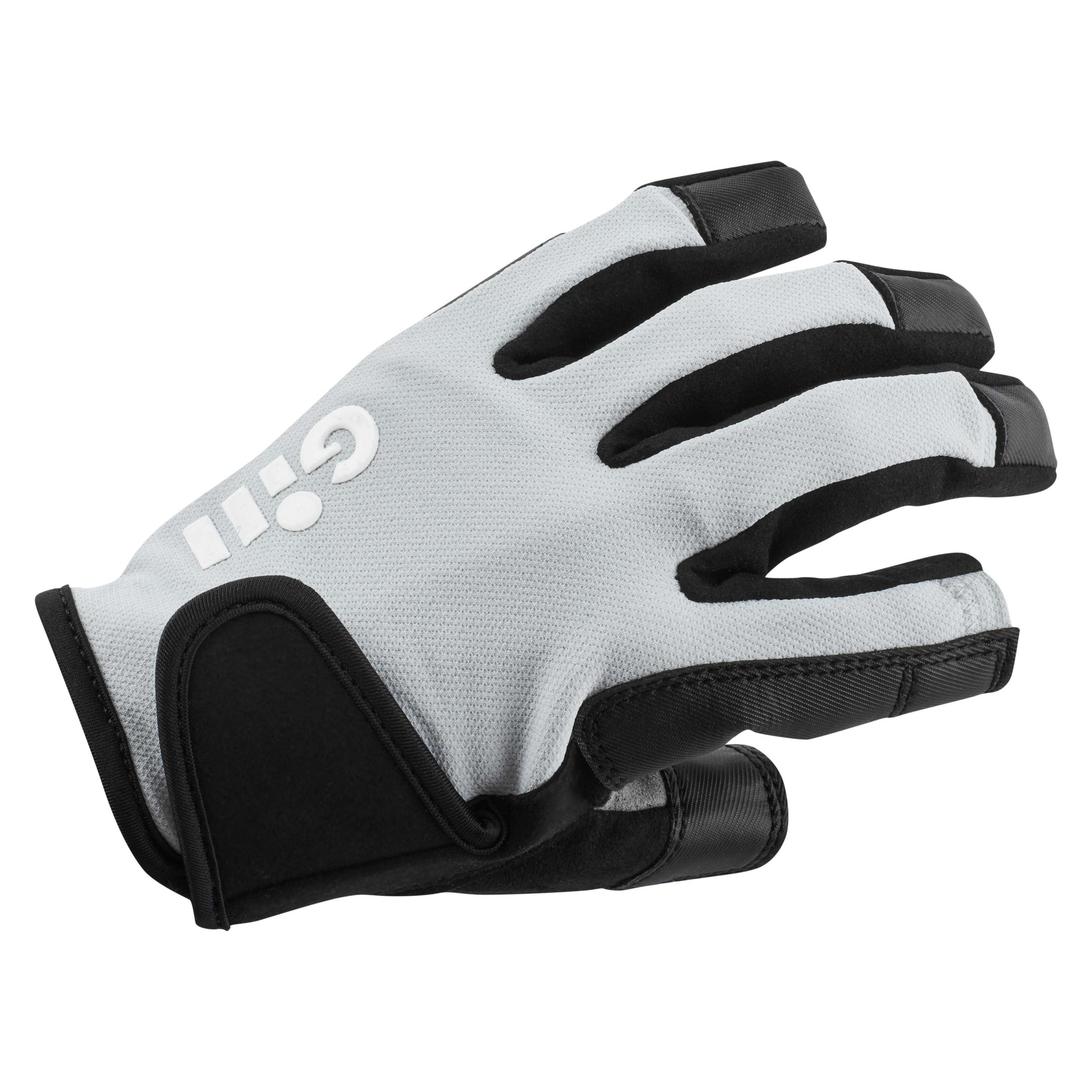 Women's Championship Long Finger Sailing Gloves - Light Grey