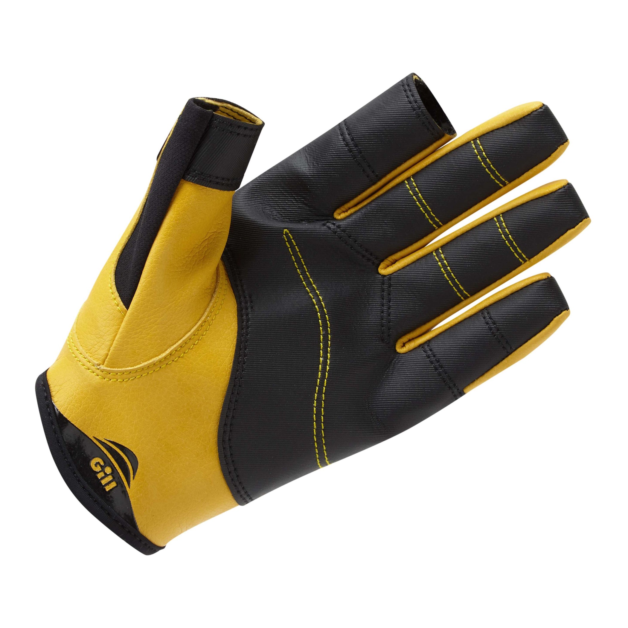 Pro Long Finger Sailing Gloves - Black