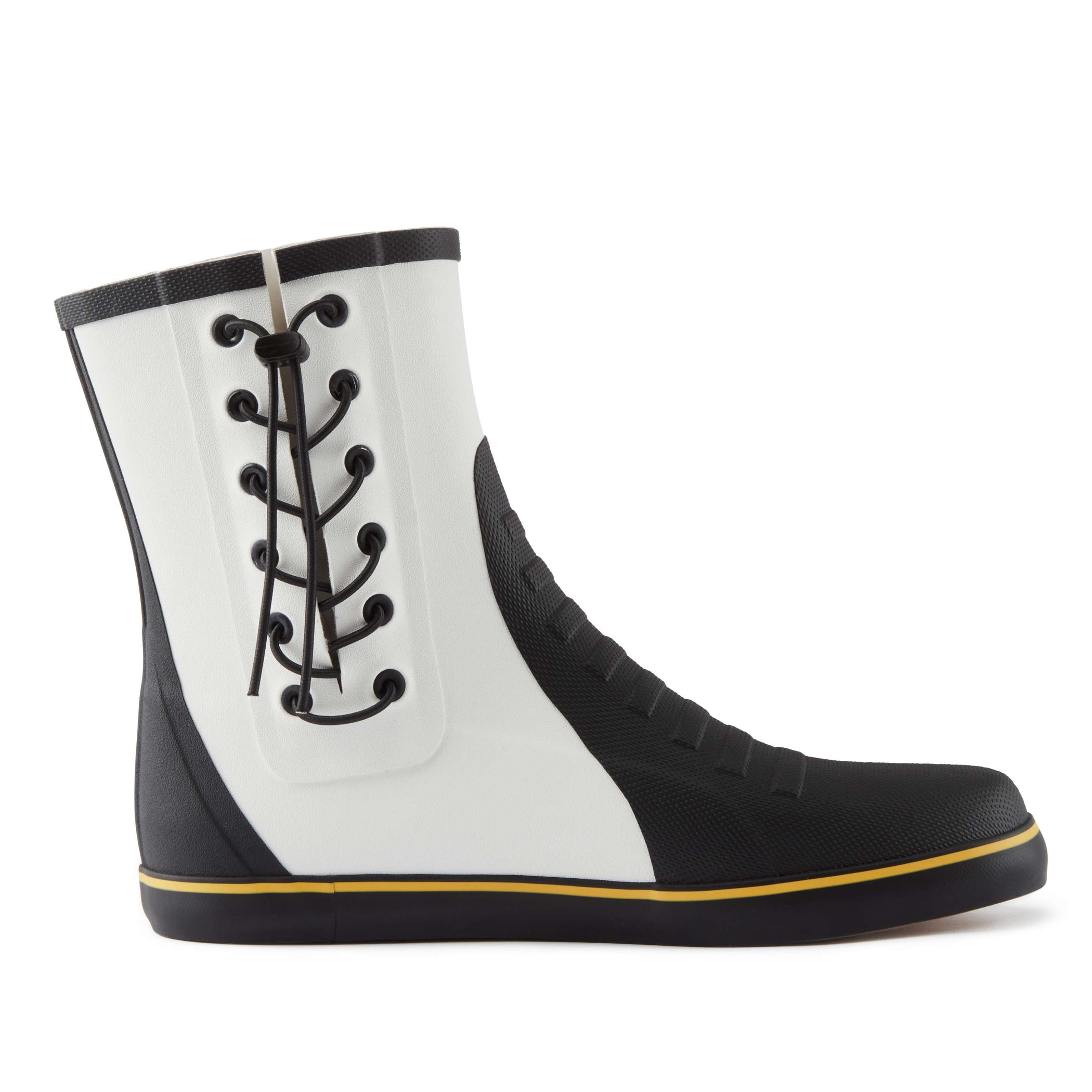 Agile Waterproof Sailing Boots - Black & White