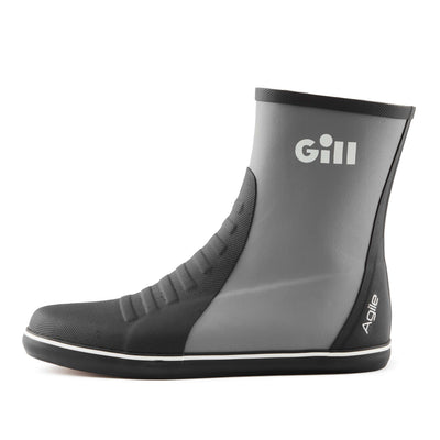 Junior Agile Sailing Boots - Ash & Black