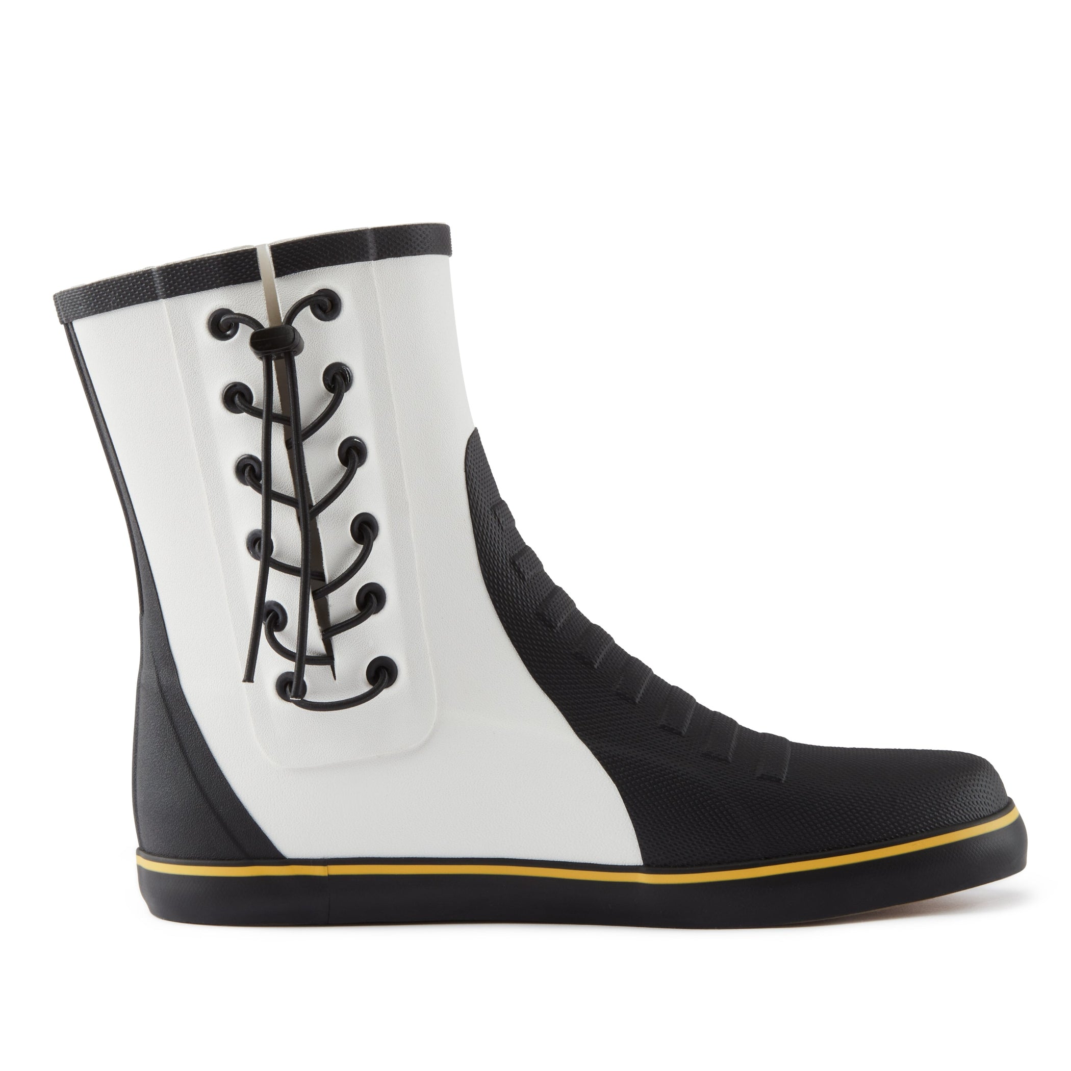 Junior Agile Neoprene Sailing Boots - Black & White