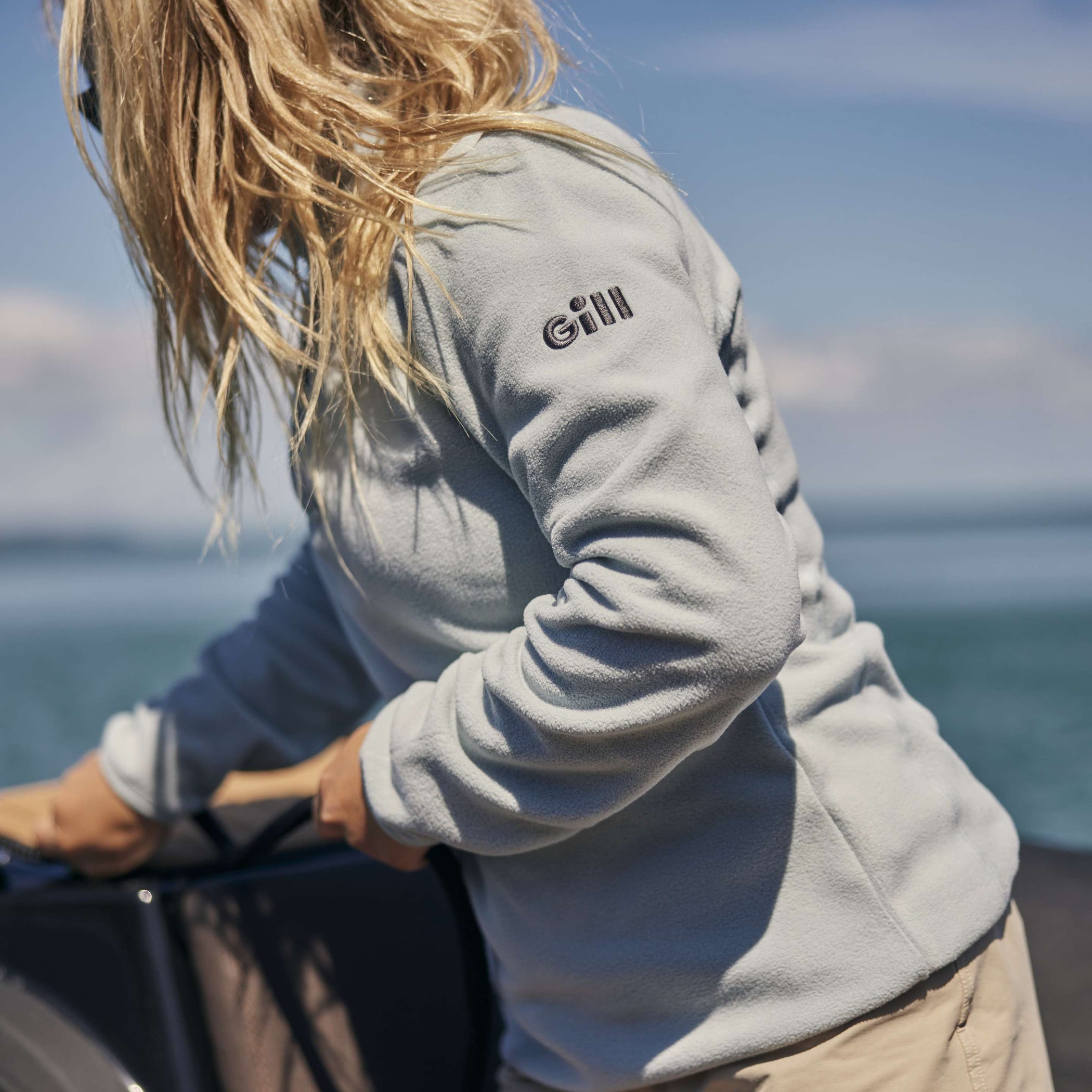 Women's Pursuit 1/4 Zip Fleece - Light Grey