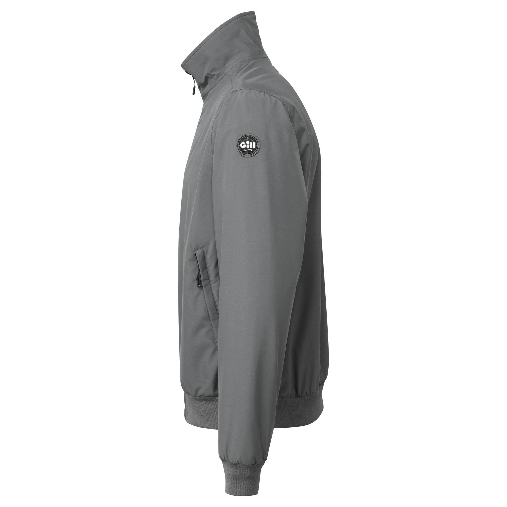 Men's Waterproof Crew Sailing Jacket - Ash