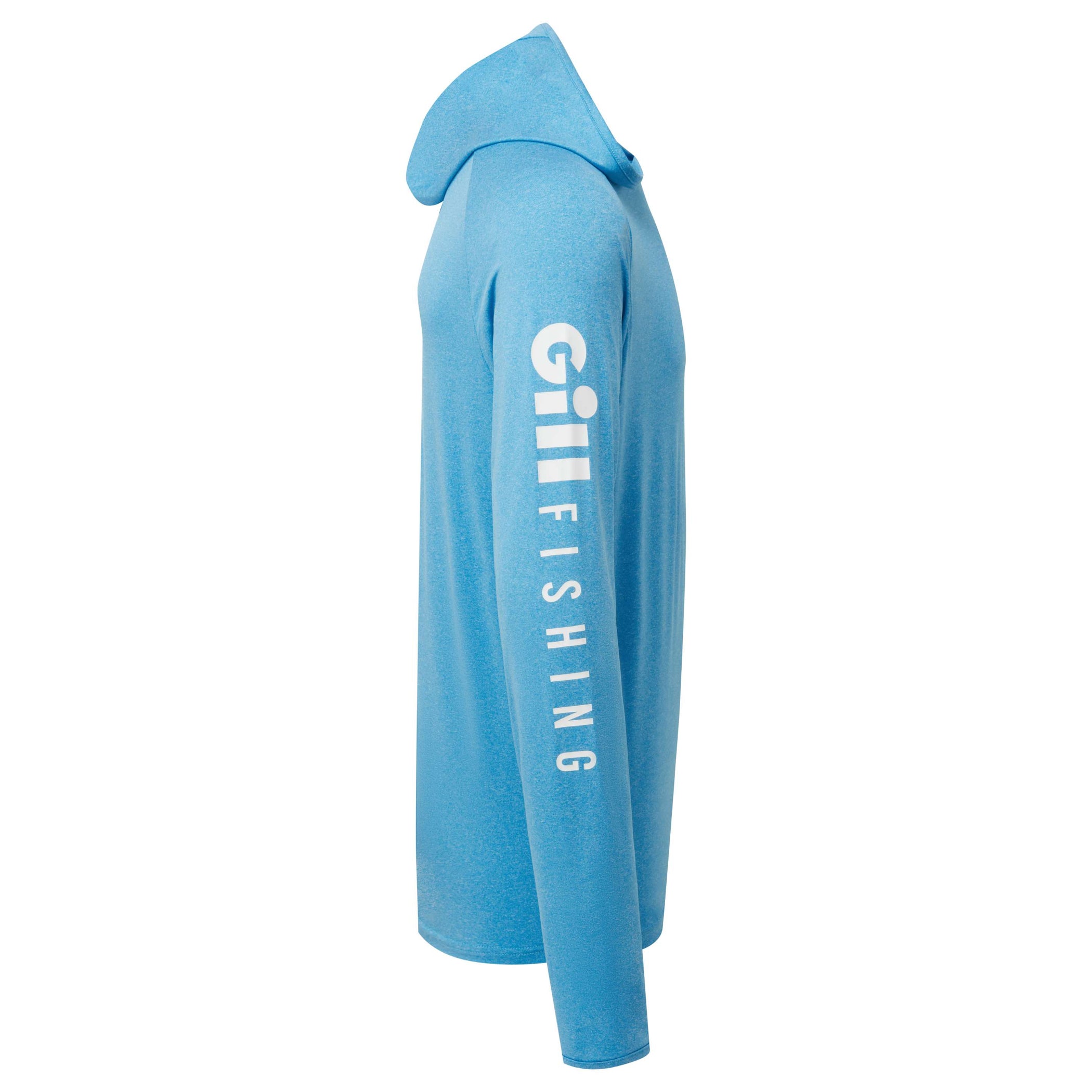 Infinity Long Sleeve Lightweight Hoodie - Mid Blue Melange