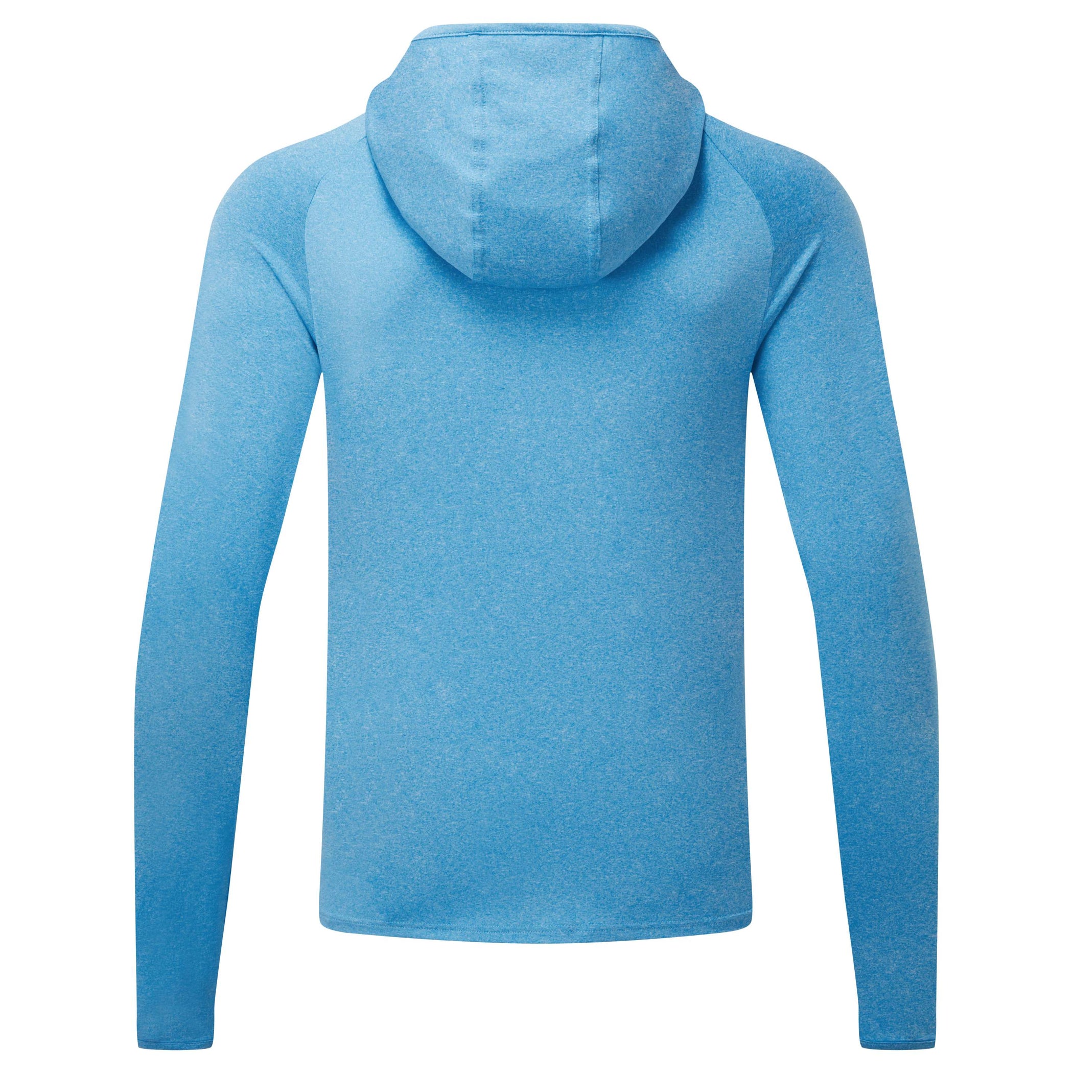 Infinity Long Sleeve Lightweight Hoodie - Mid Blue Melange