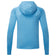 Infinity Long Sleeve Lightweight Hoodie - Mid Blue Melange