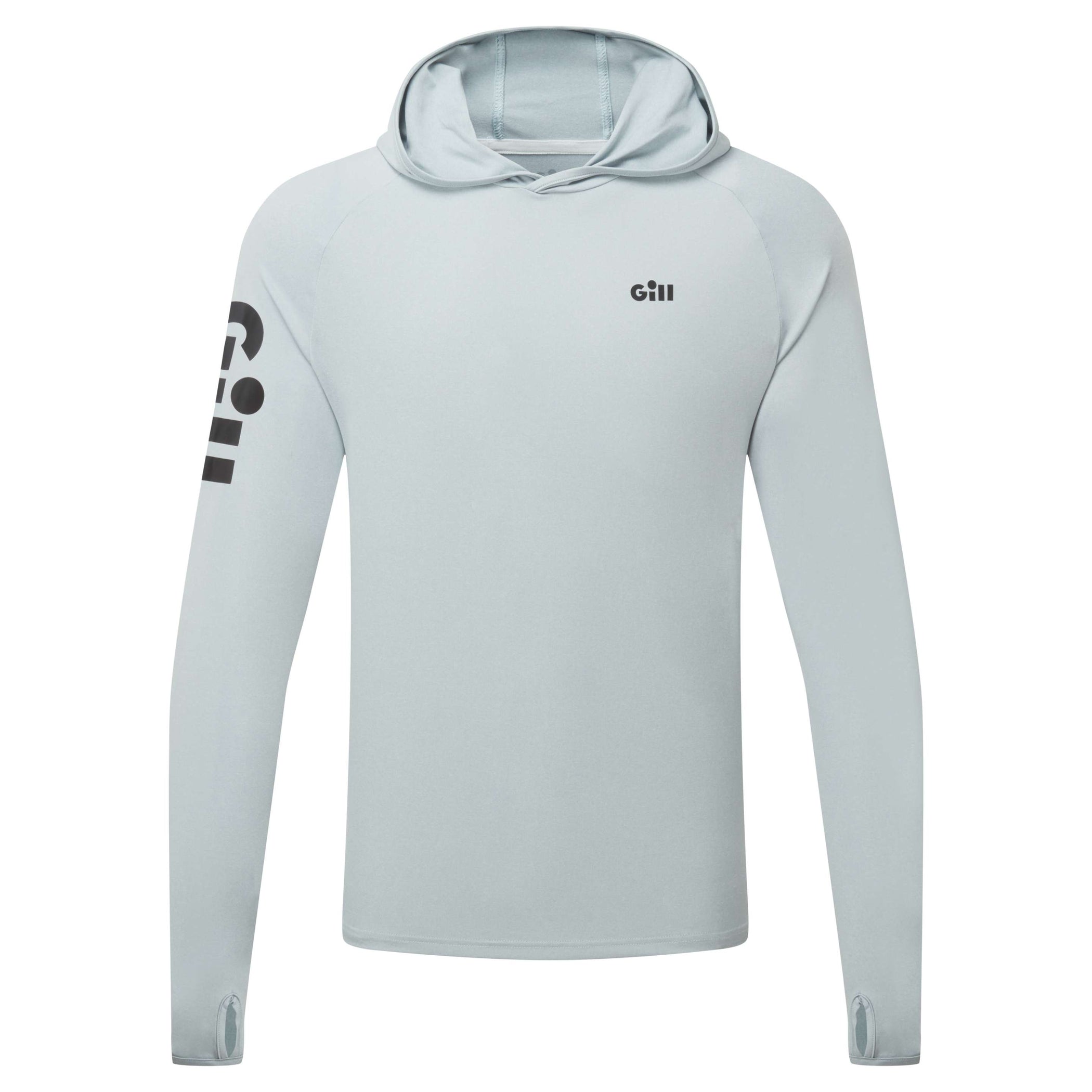 Infinity Long Sleeve Lightweight Hoodie - Light Grey Melange