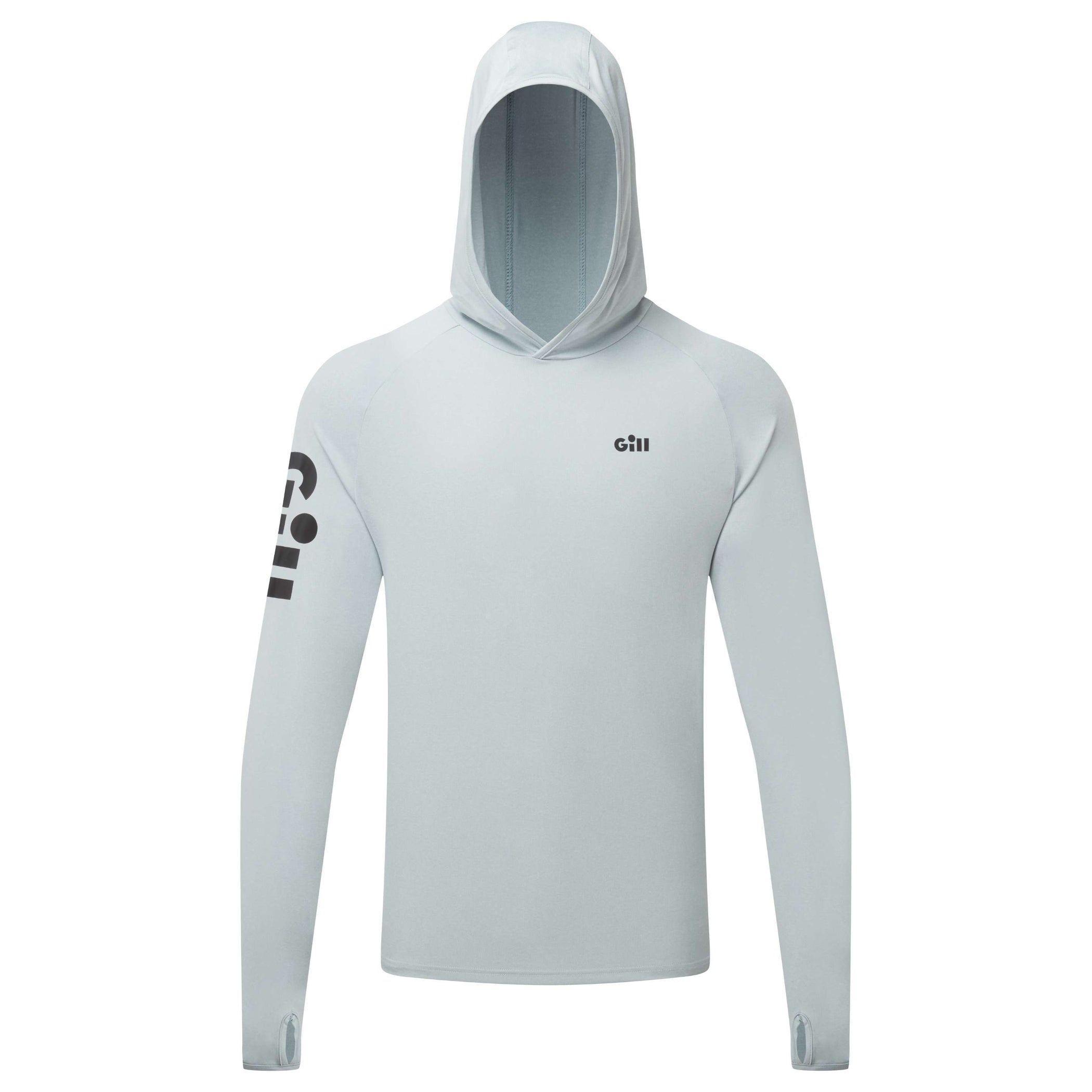 Infinity Long Sleeve Lightweight Hoodie - Light Grey Melange