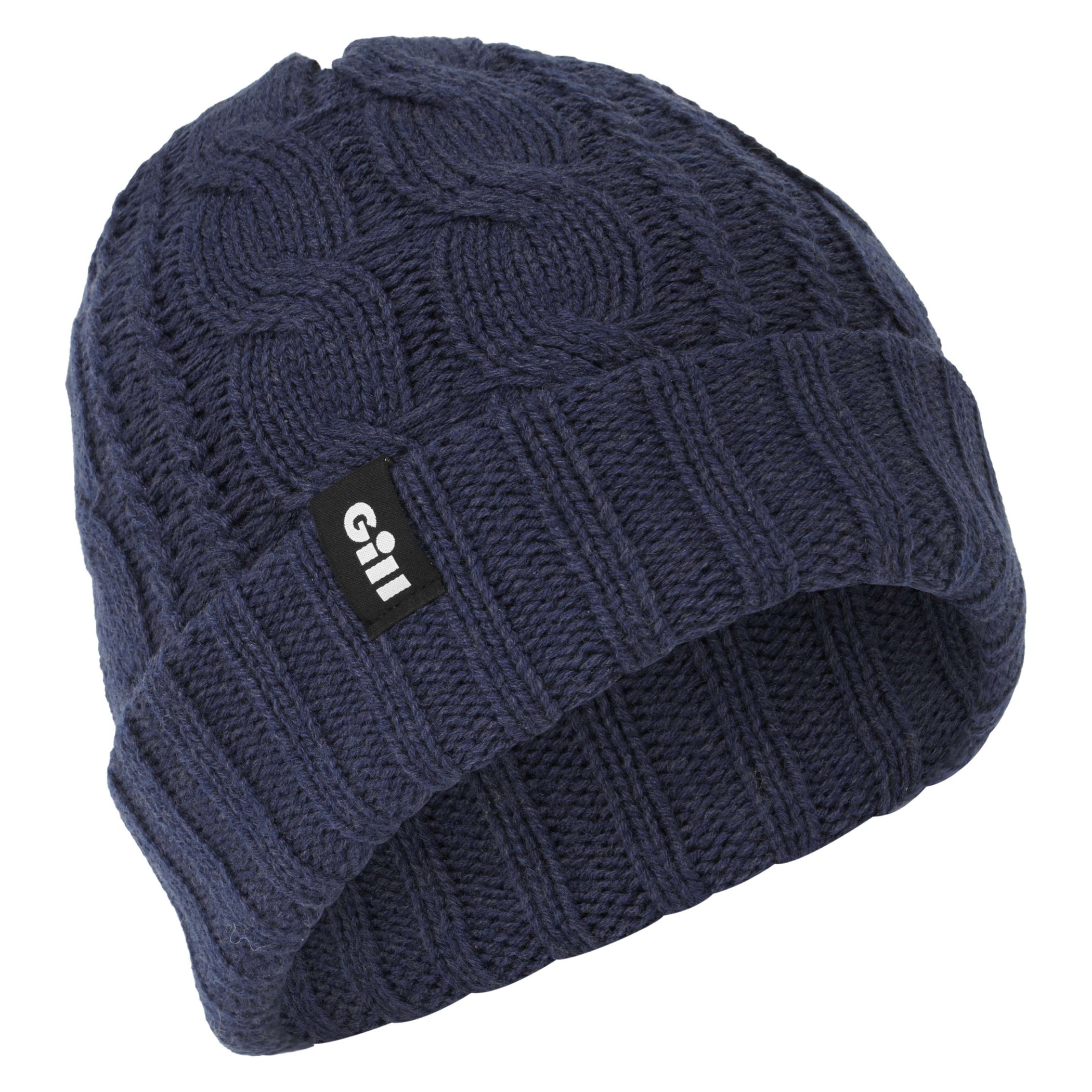 Cable Knit Beanie - Night Sky
