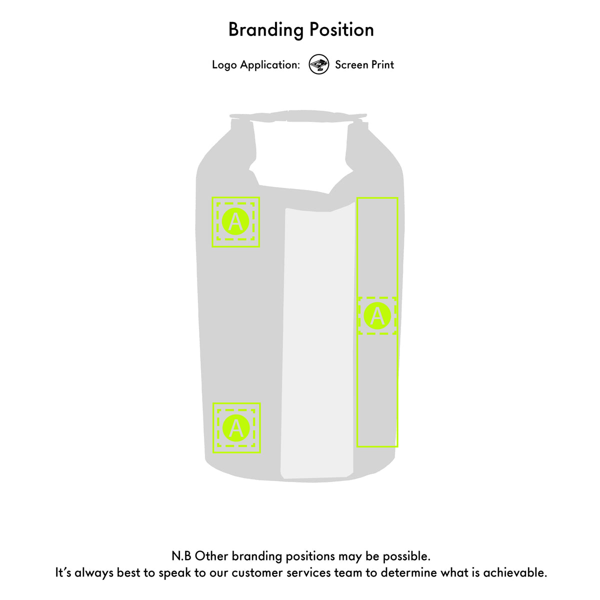 25L Voyager Dry Bag - Sulphur