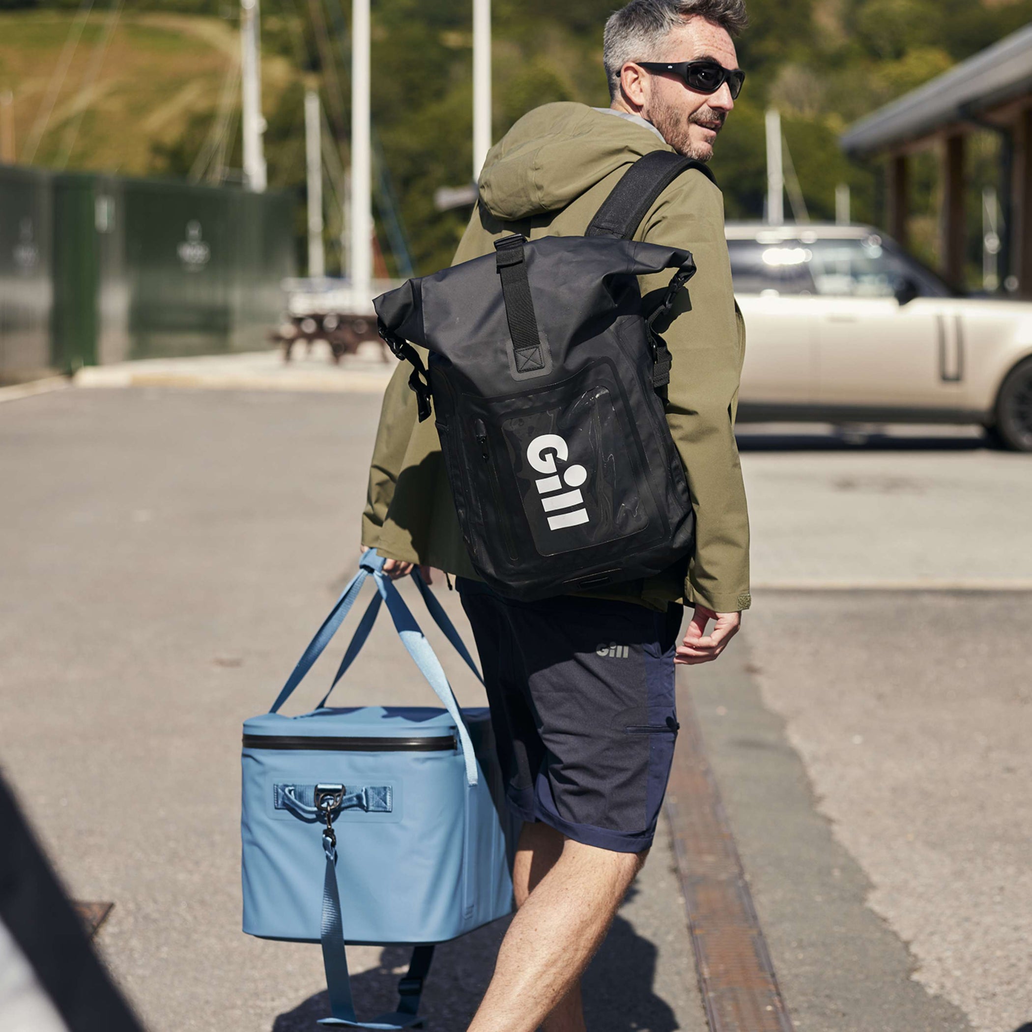 Voyager 30L Waterproof Rolltop Backpack - Black