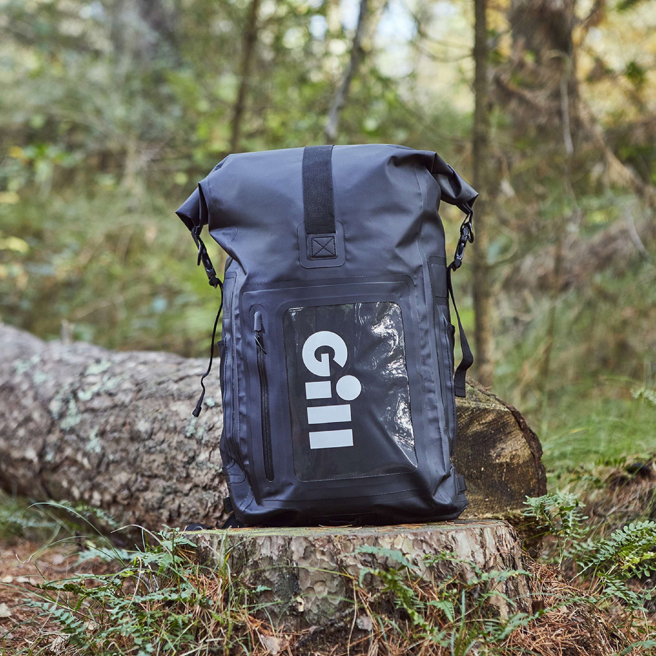 Voyager 30L Waterproof Rolltop Backpack - Black