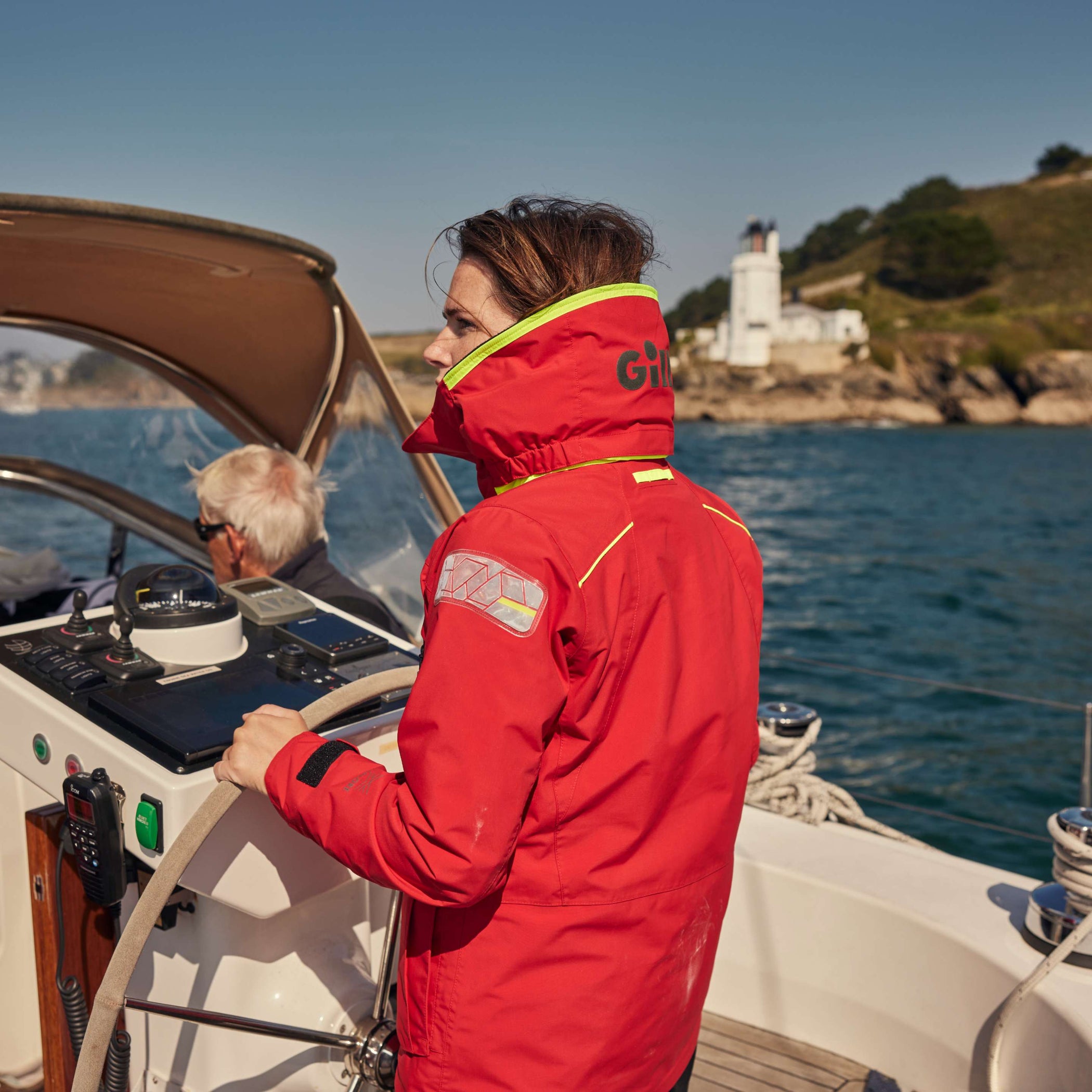Women's Offshore Sailing Jacket - Red