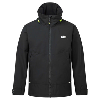 Men's OS3 Coastal Waterproof Sailing Jacket - Black