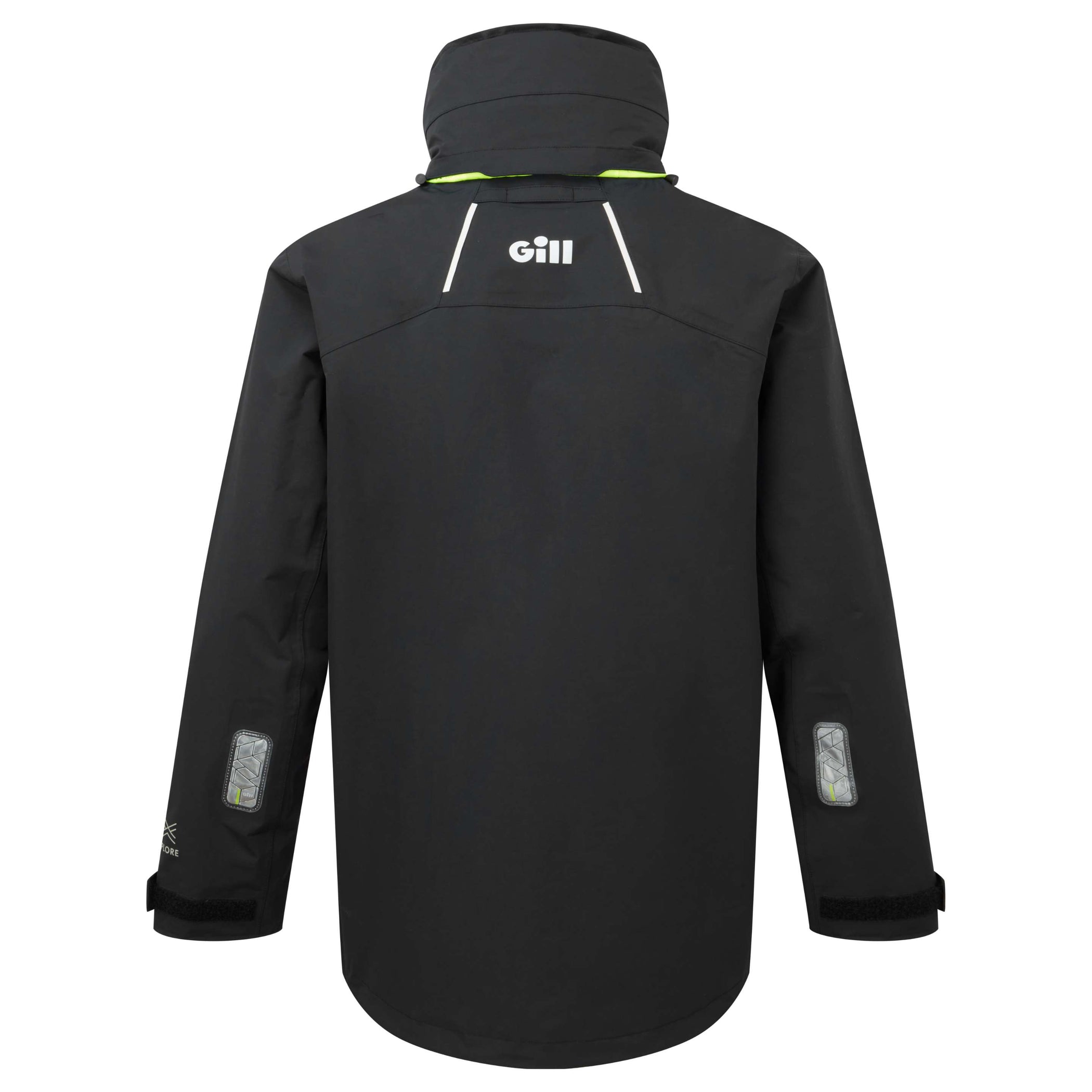 Men's OS3 Coastal Waterproof Sailing Jacket - Black