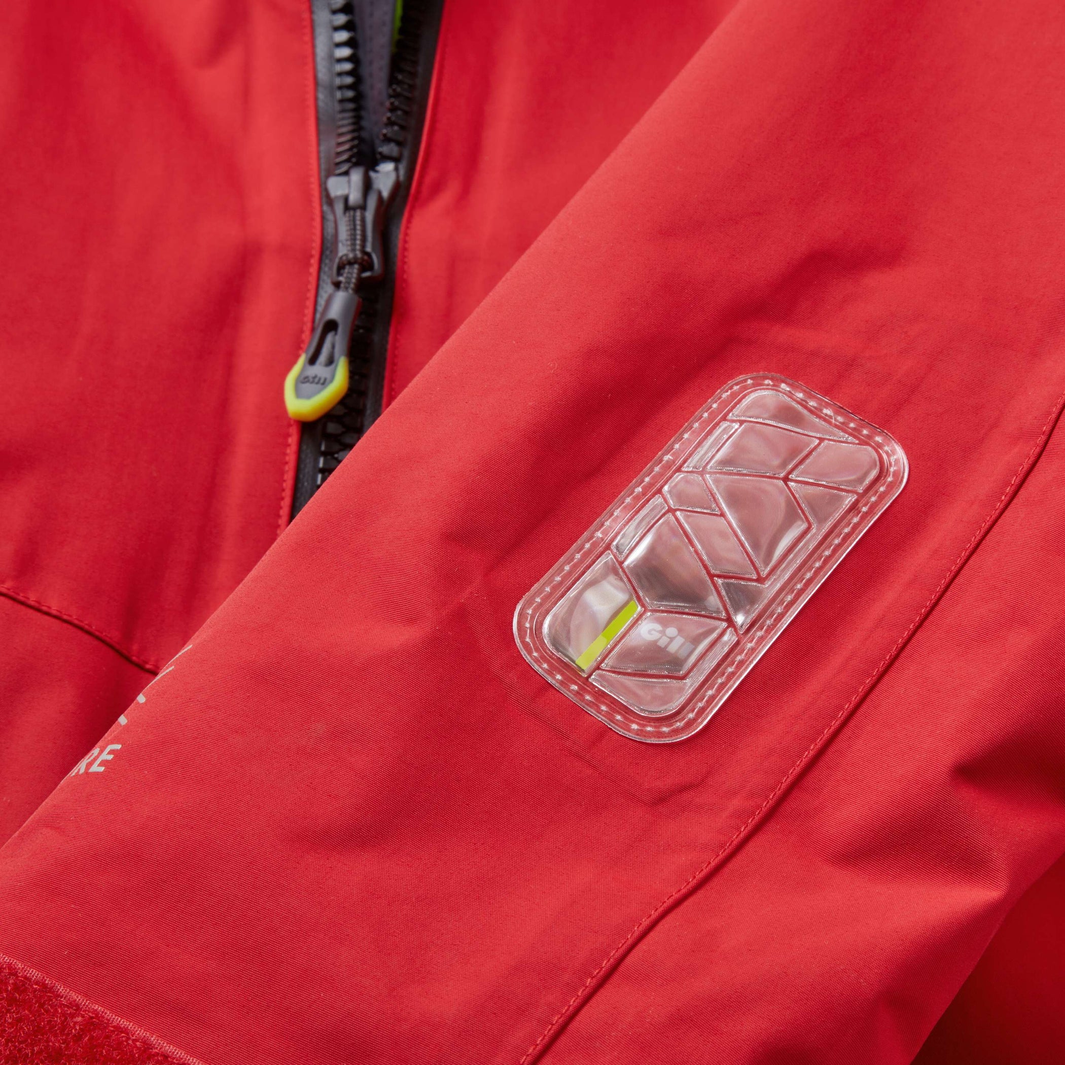 Men's OS3 Coastal Waterproof Sailing Jacket - Red