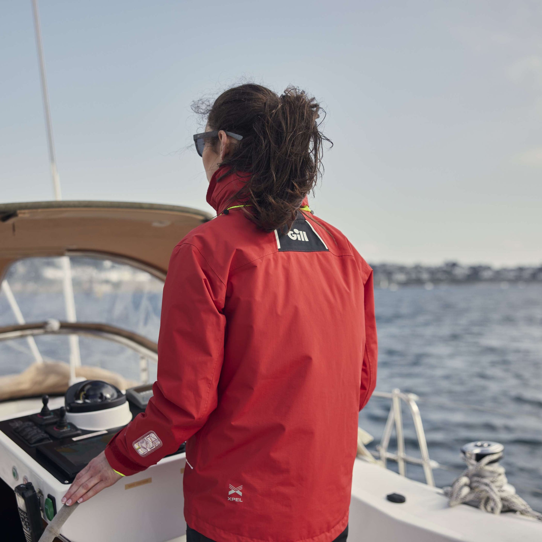 Women's OS3 Coastal Sailing Jacket - Red