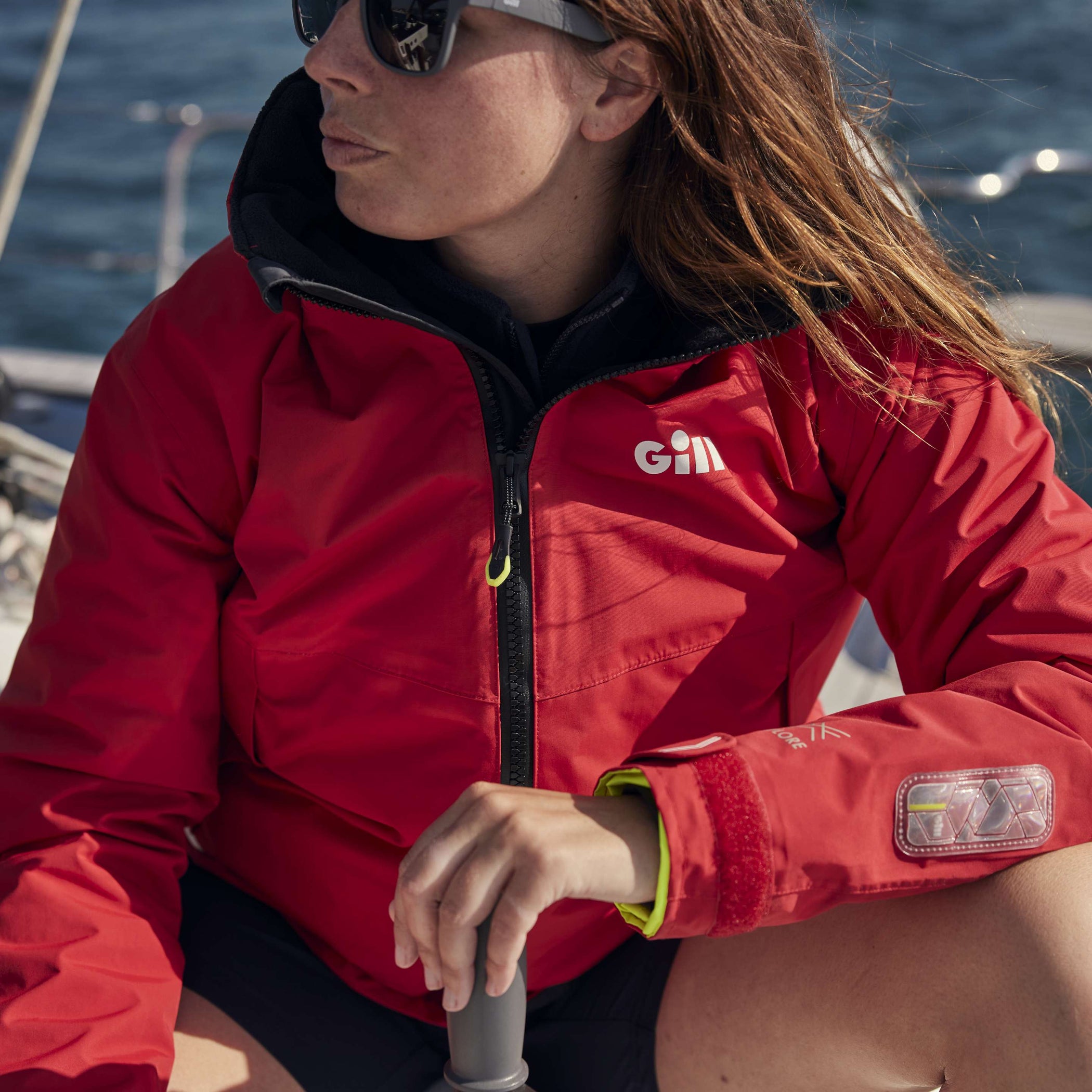 Women's OS3 Coastal Sailing Jacket - Red