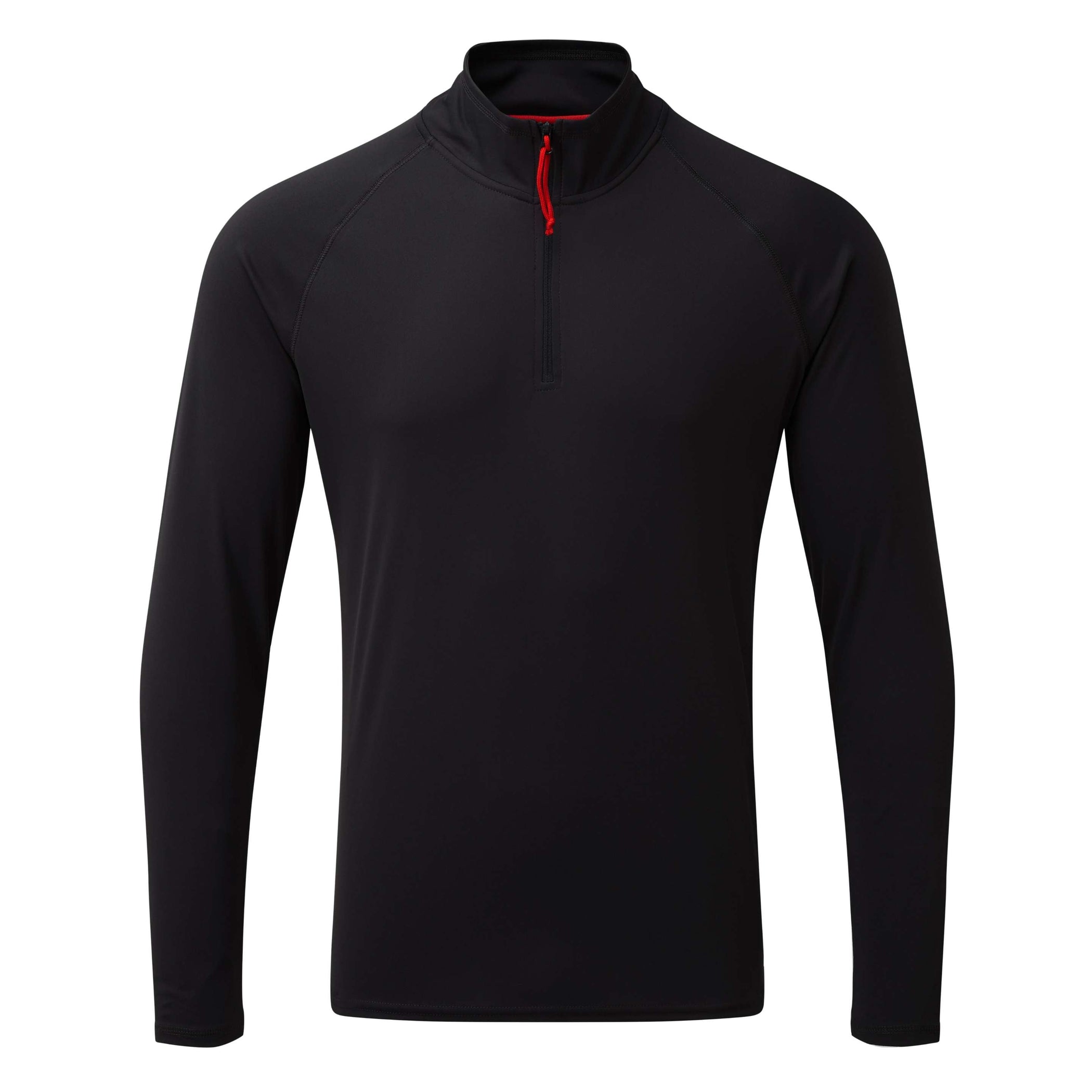 Men's UV Tec Long Sleeve Zip Tee - Black