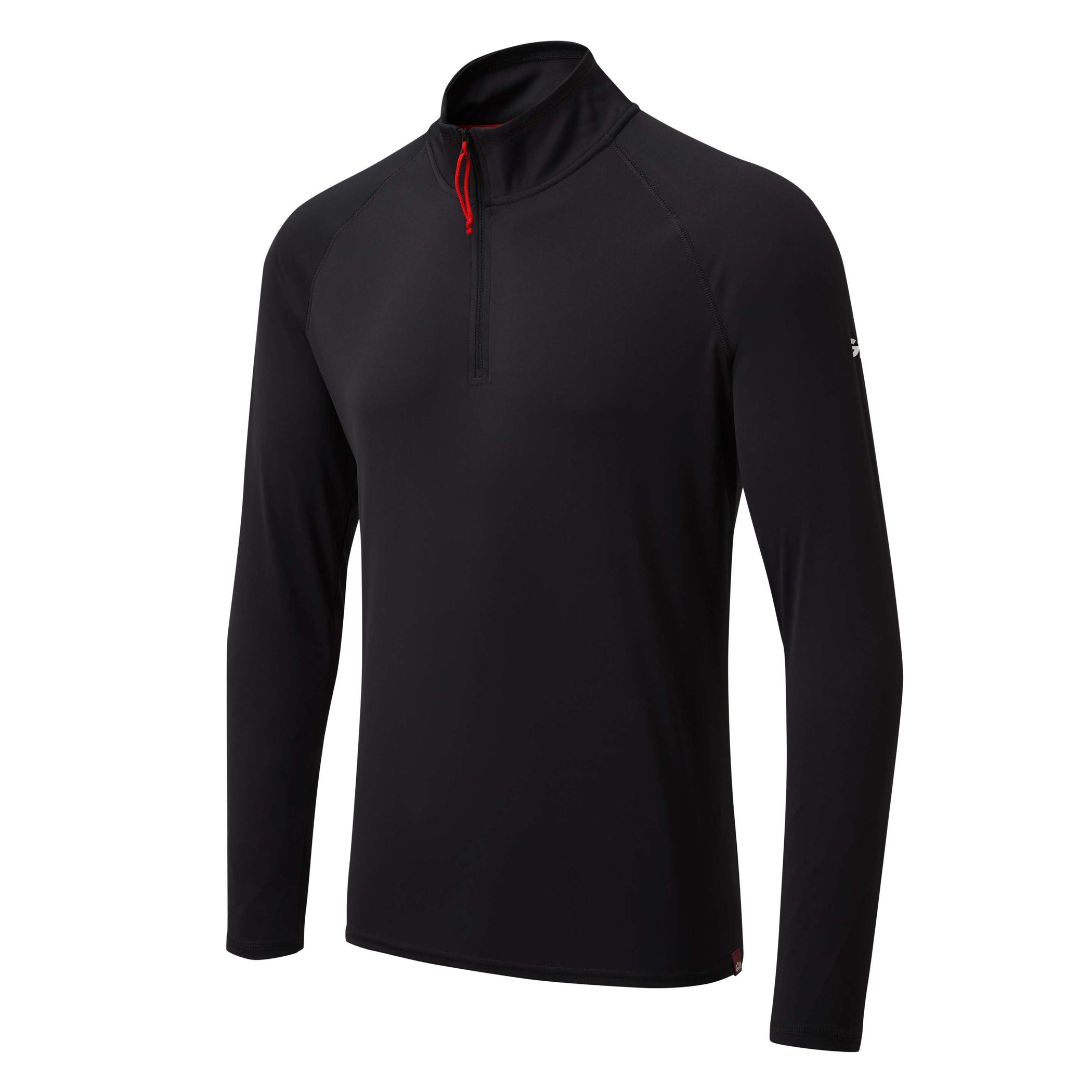 Men's UV Tec Long Sleeve Zip Tee - Black