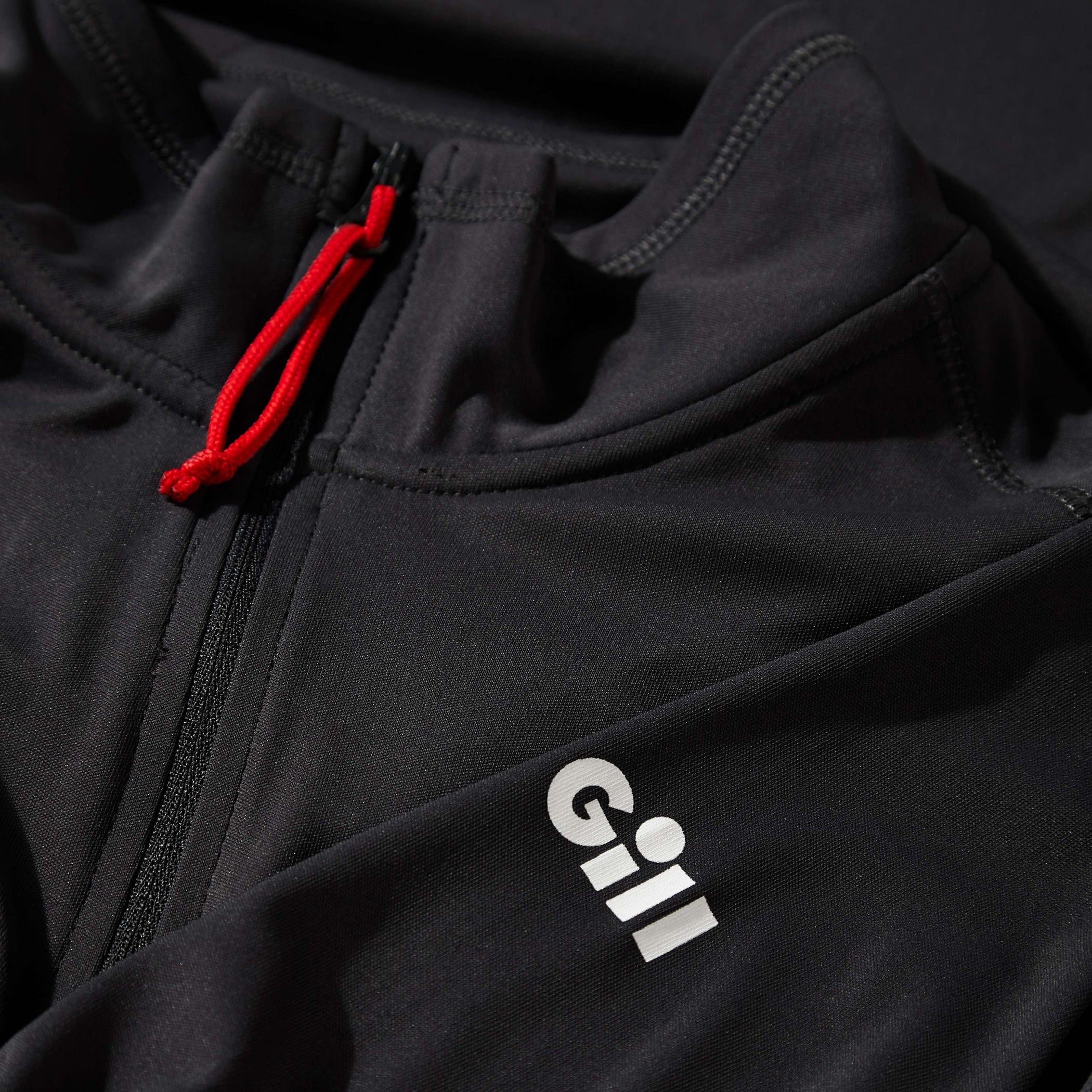 Men's UV Tec Long Sleeve Zip Tee - Black