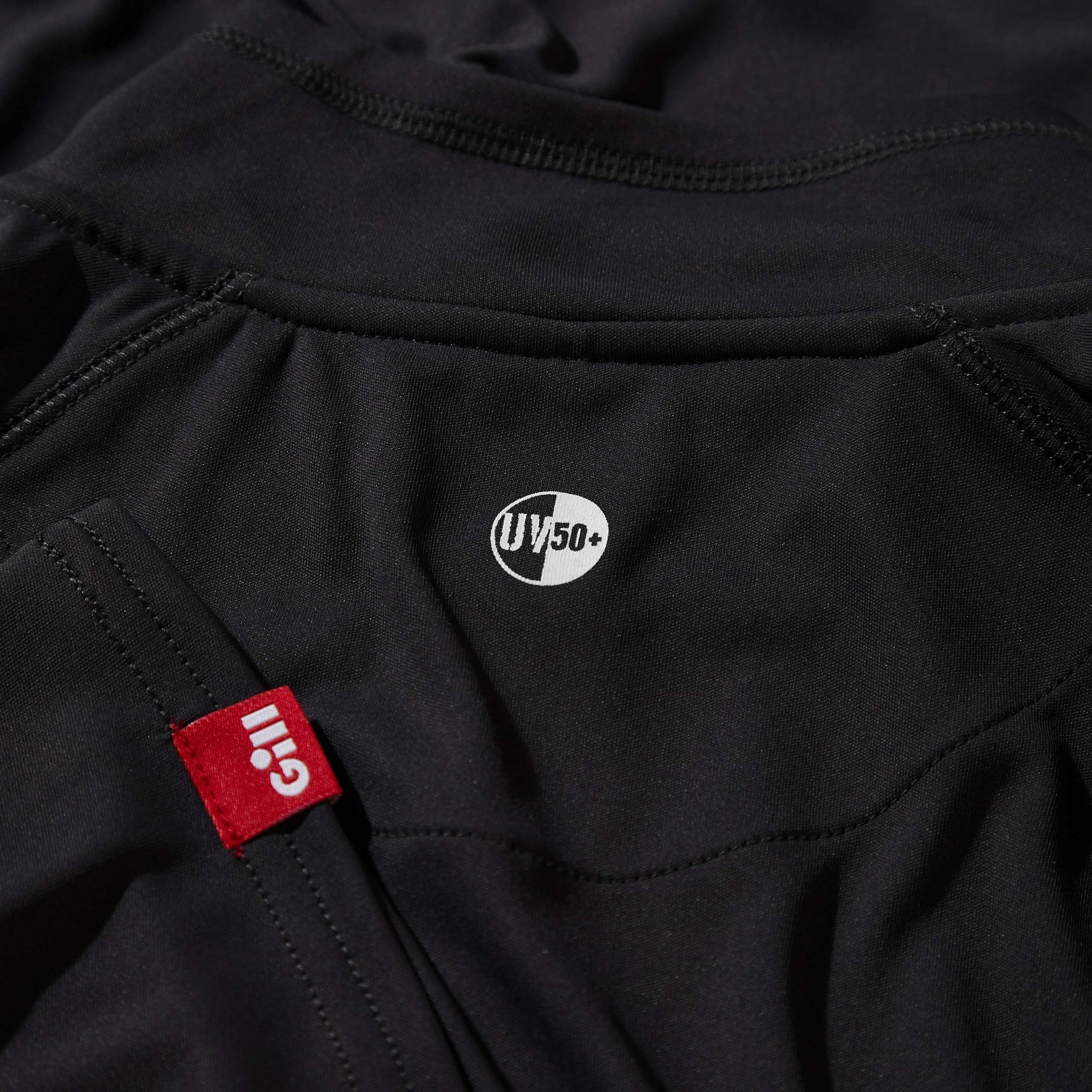 Men's UV Tec Long Sleeve Zip Tee - Black