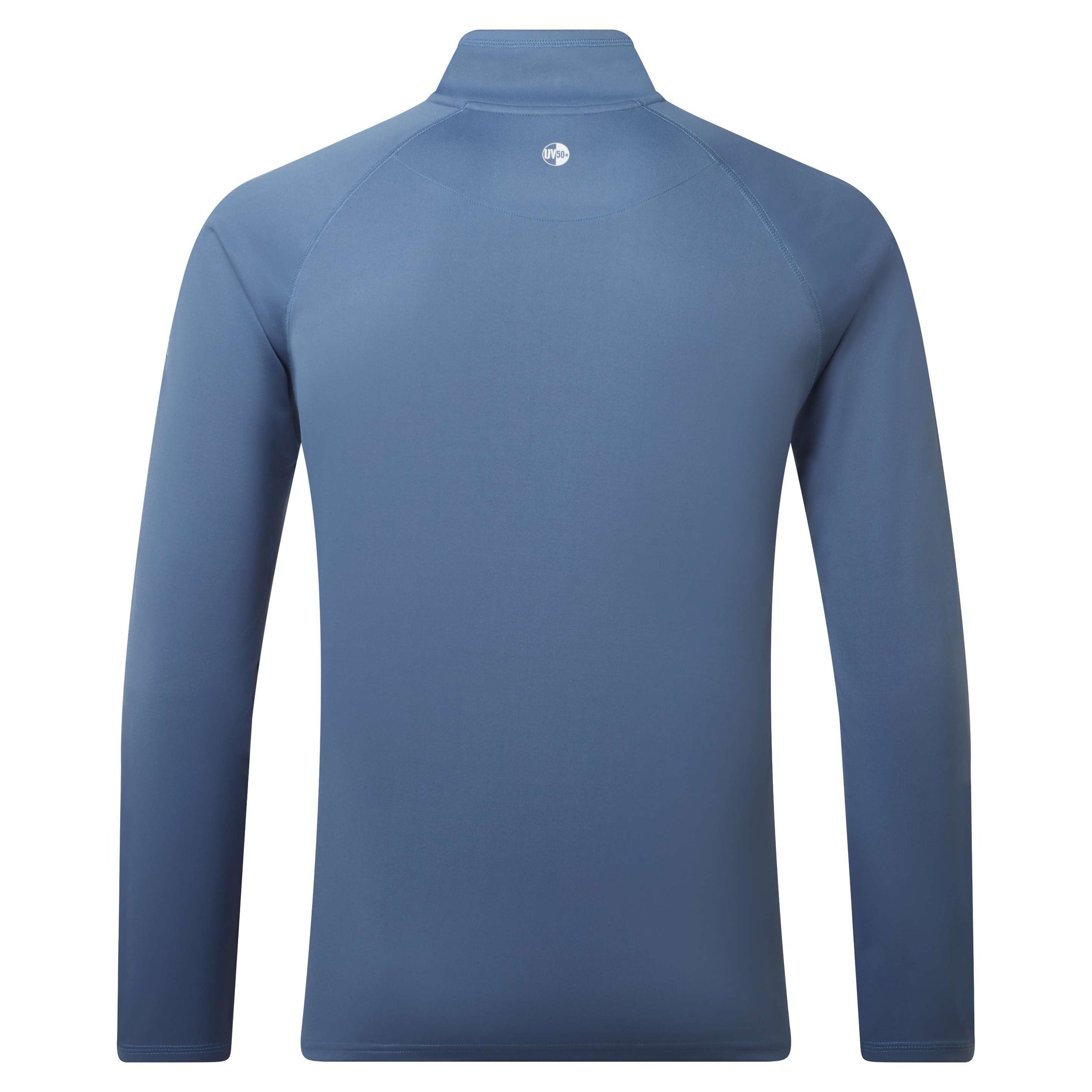 Men's UV Tec Long Sleeve Zip Tee - Storm Blue