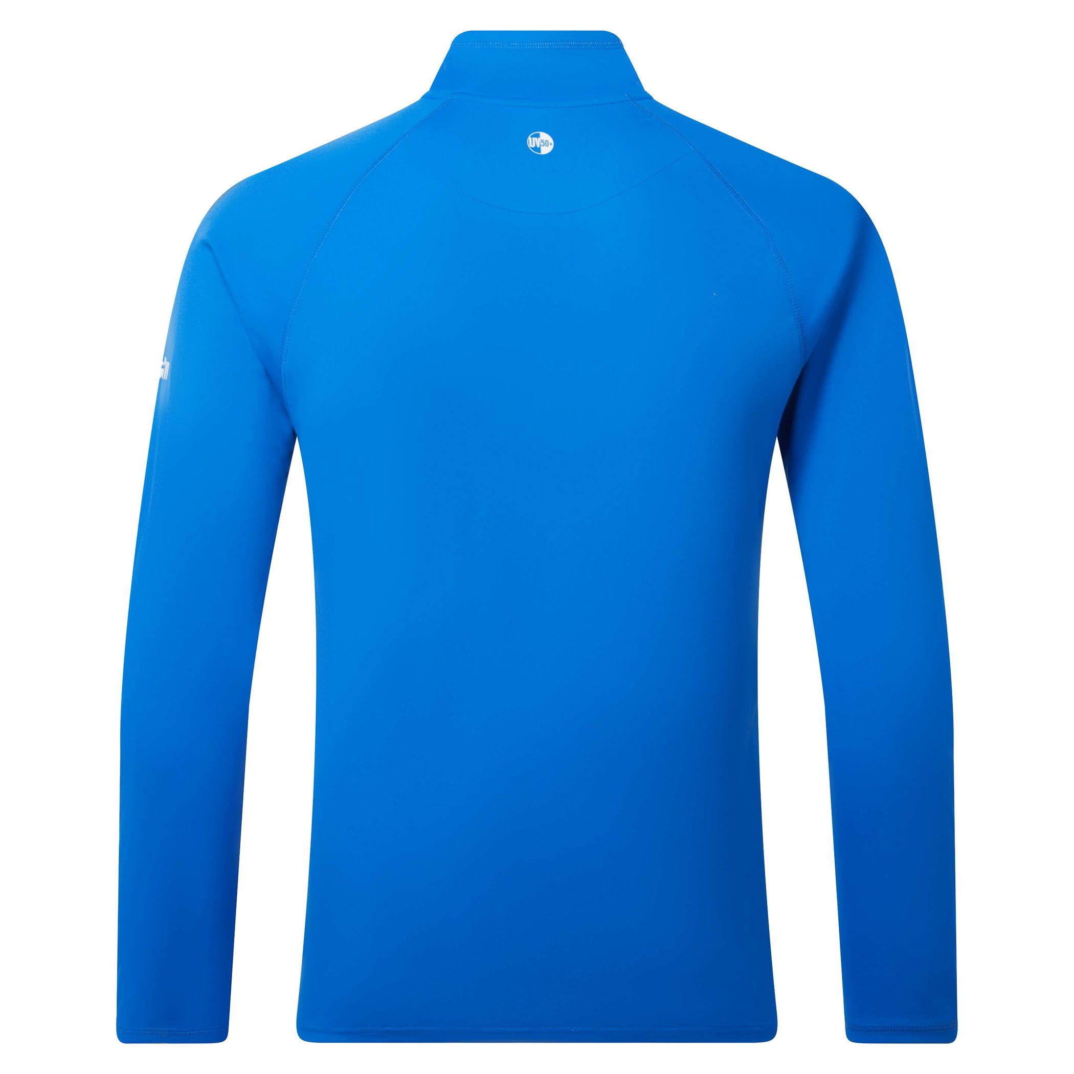 Men's UV Tec Long Sleeve Zip Tee - Tidal Blue