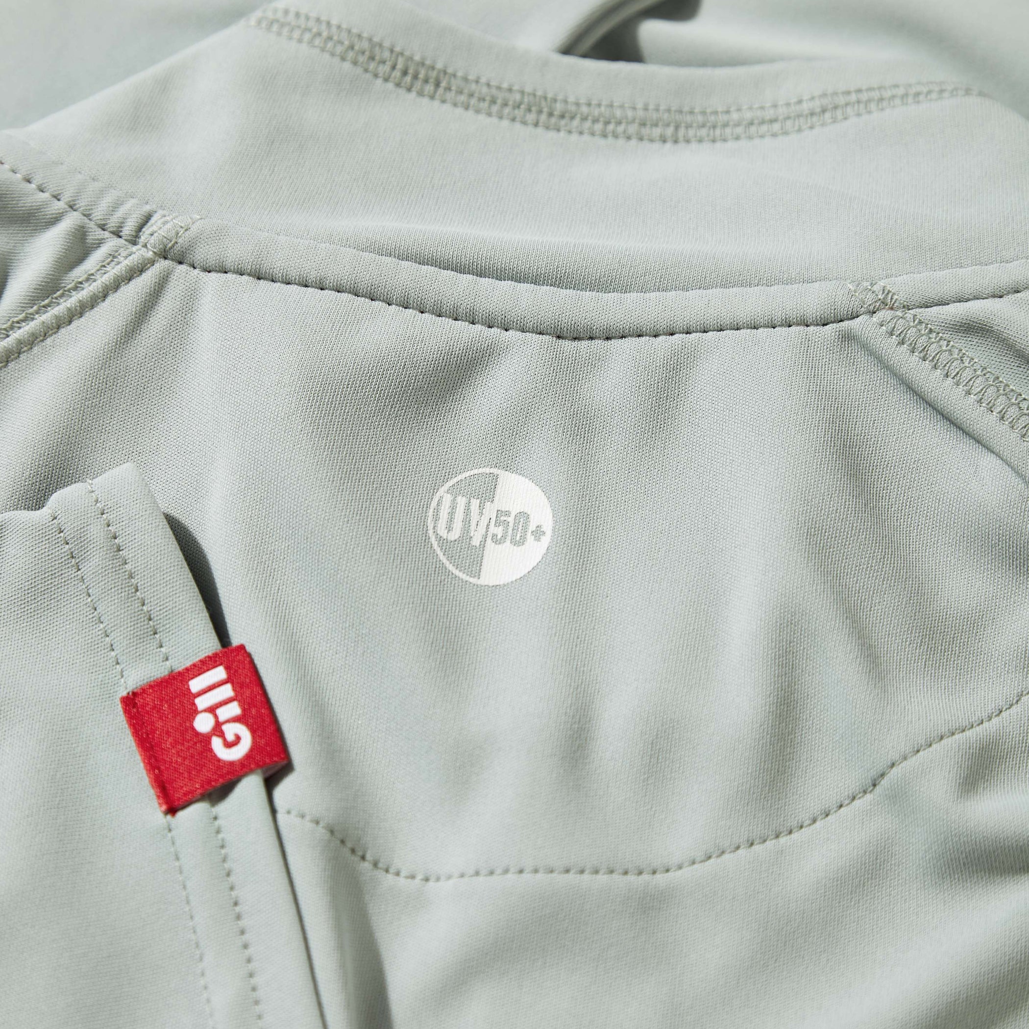 Men's UV Tec Long Sleeve Zip Tee - Medium Grey