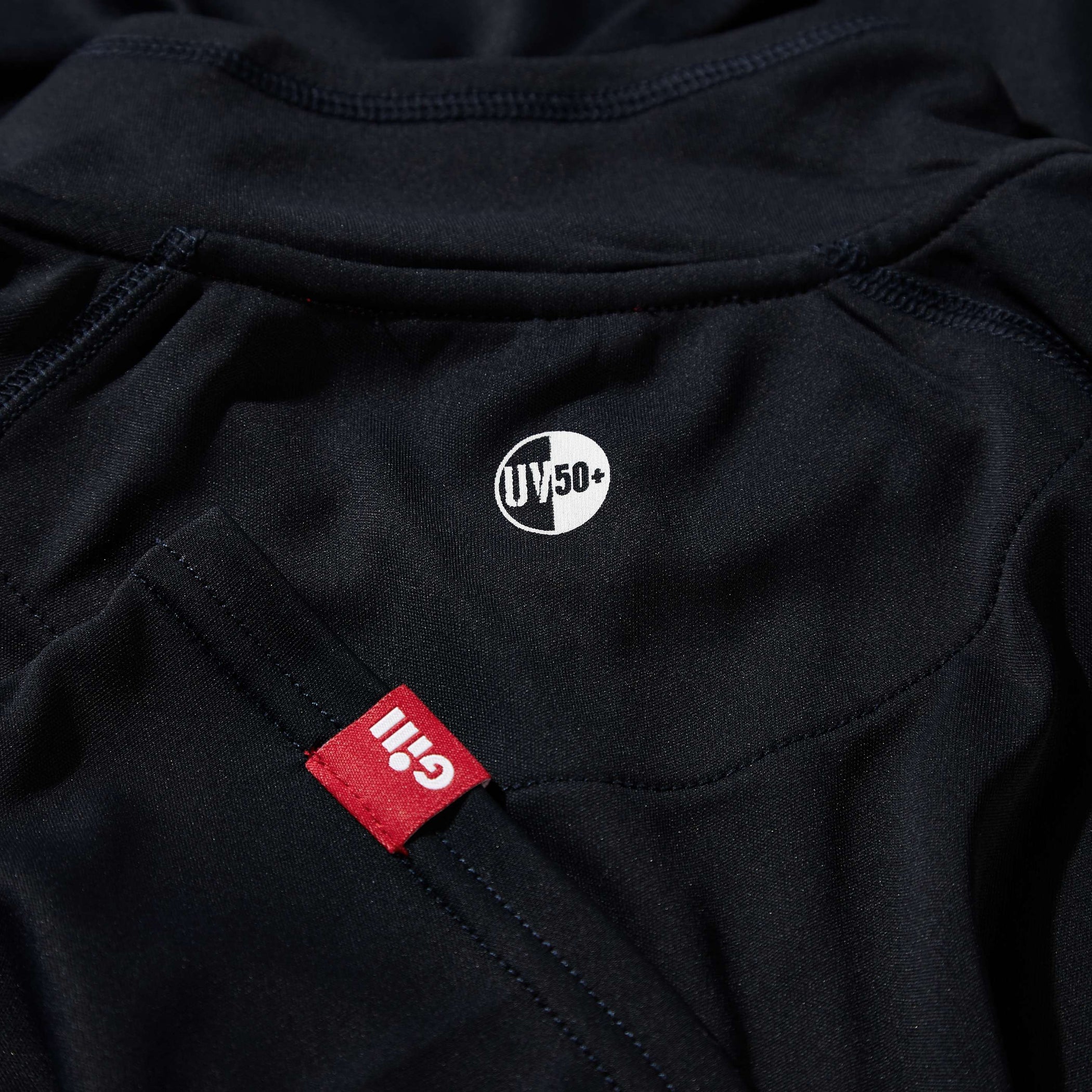 Men's UV Tec Long Sleeve Zip Tee - Navy